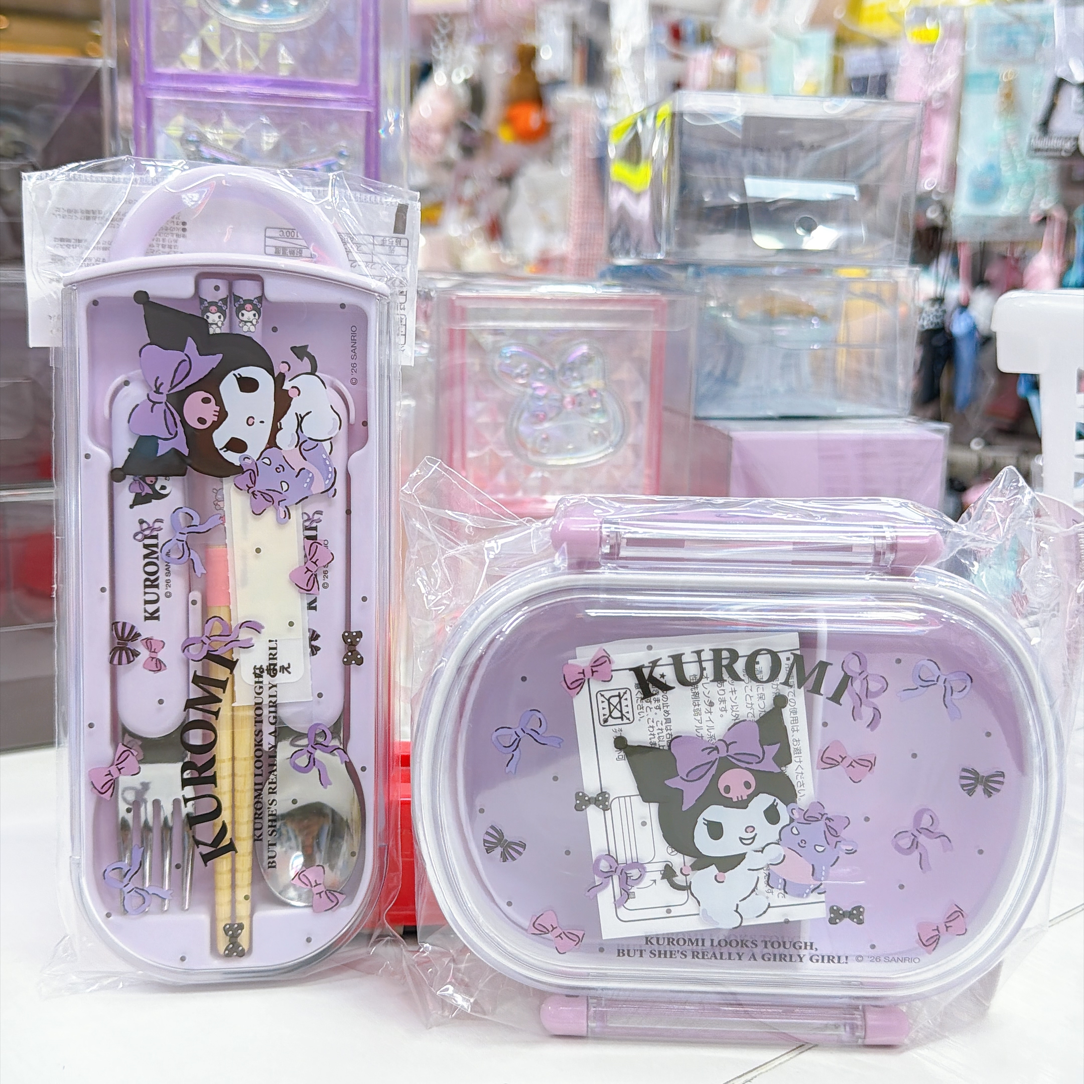 日本直送日本製造Sanrio 360毫升餐盒/餐具套裝