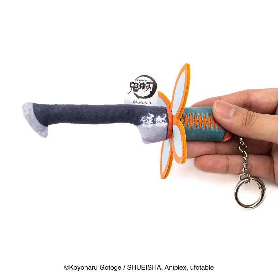 📦訂購 台灣限定 鬼滅之刃 胡蝶忍 蟲柱 絨毛日輪刀吊飾