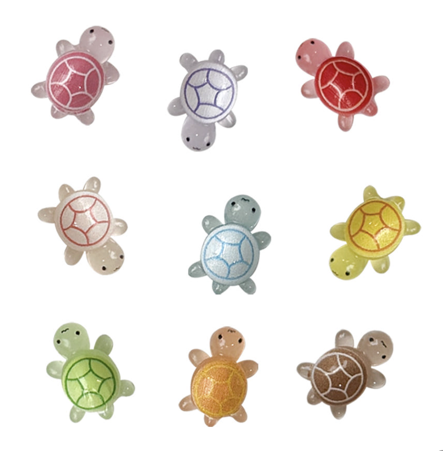 韓星集體淪陷🐢 韓國 earliner 3D 幸運小烏龜 9隻/組 ｜Lucky Turtle