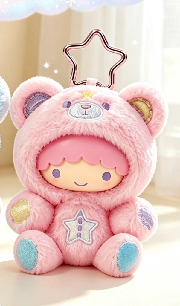［1月尾到貨] 早鳥預訂日本直送little Twin Star熊仔造型公仔掛件