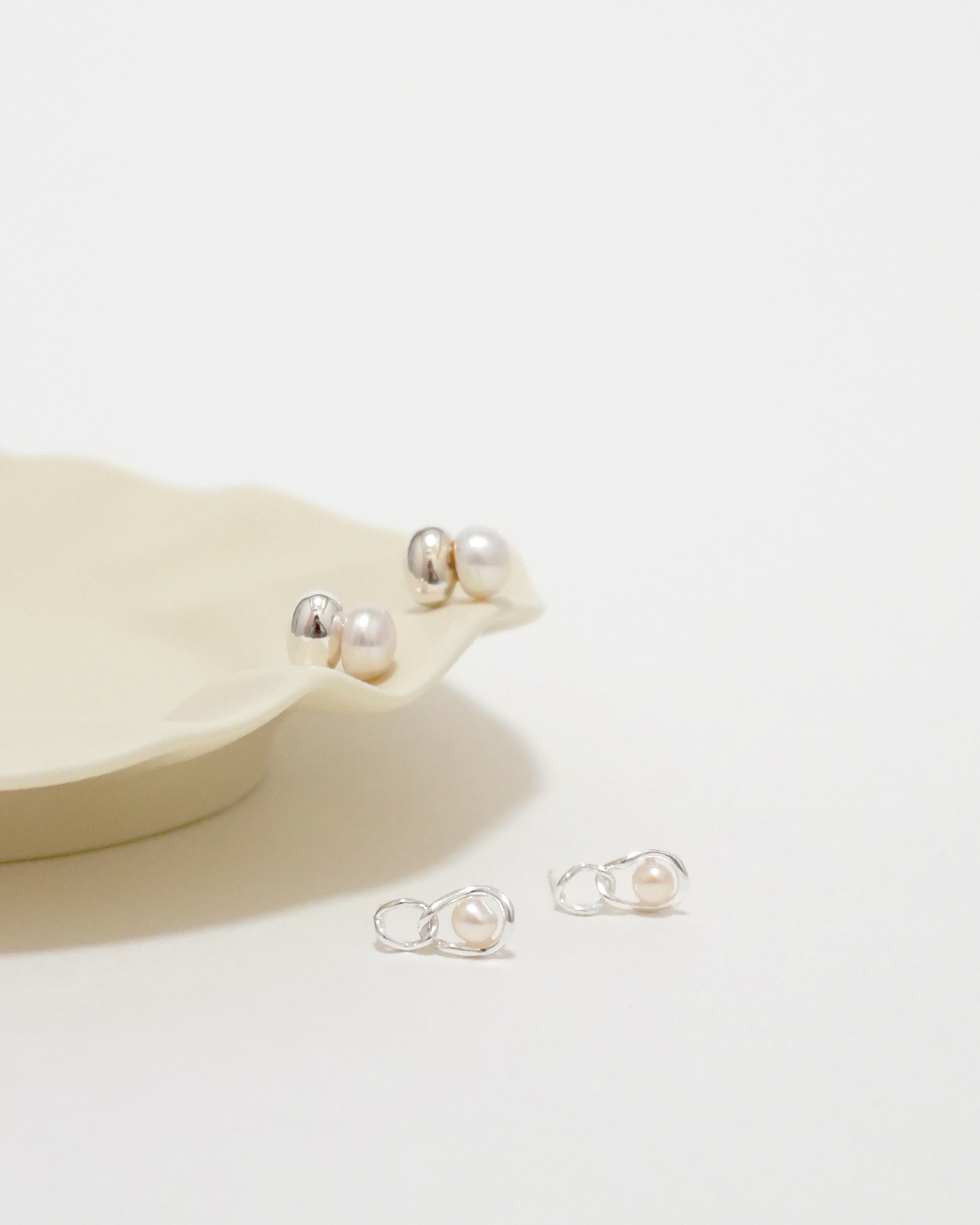 Gentle Embrace Pearl Earrings