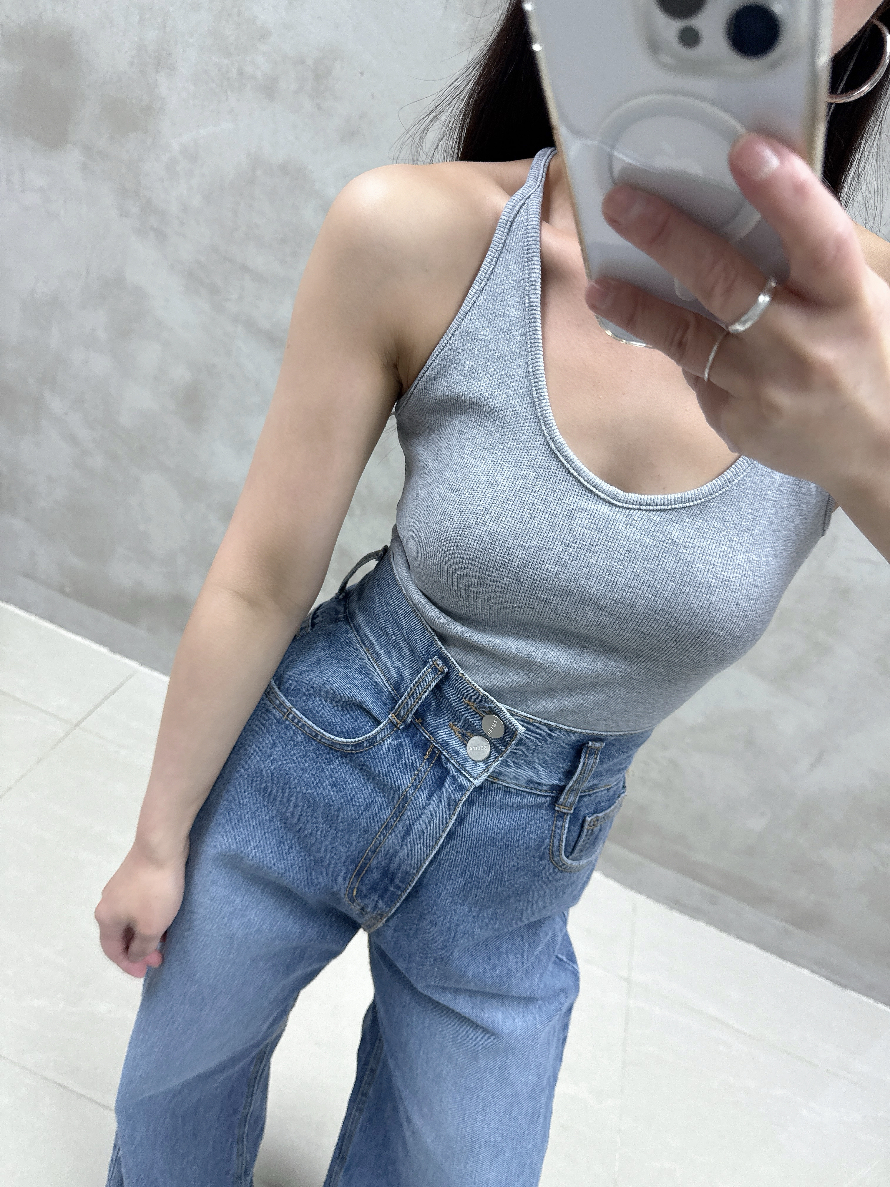 A14 糖果色入膊Bra top