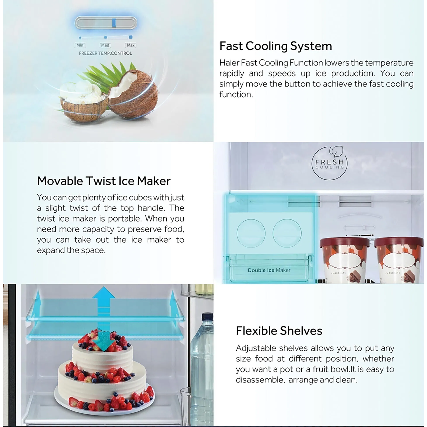 Haier 418L Inverter 2-Door Refrigerator (HRF-418IHM)