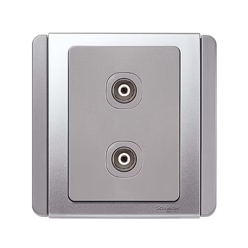 施耐德 NEO 銀灰 孖位 TV蘇