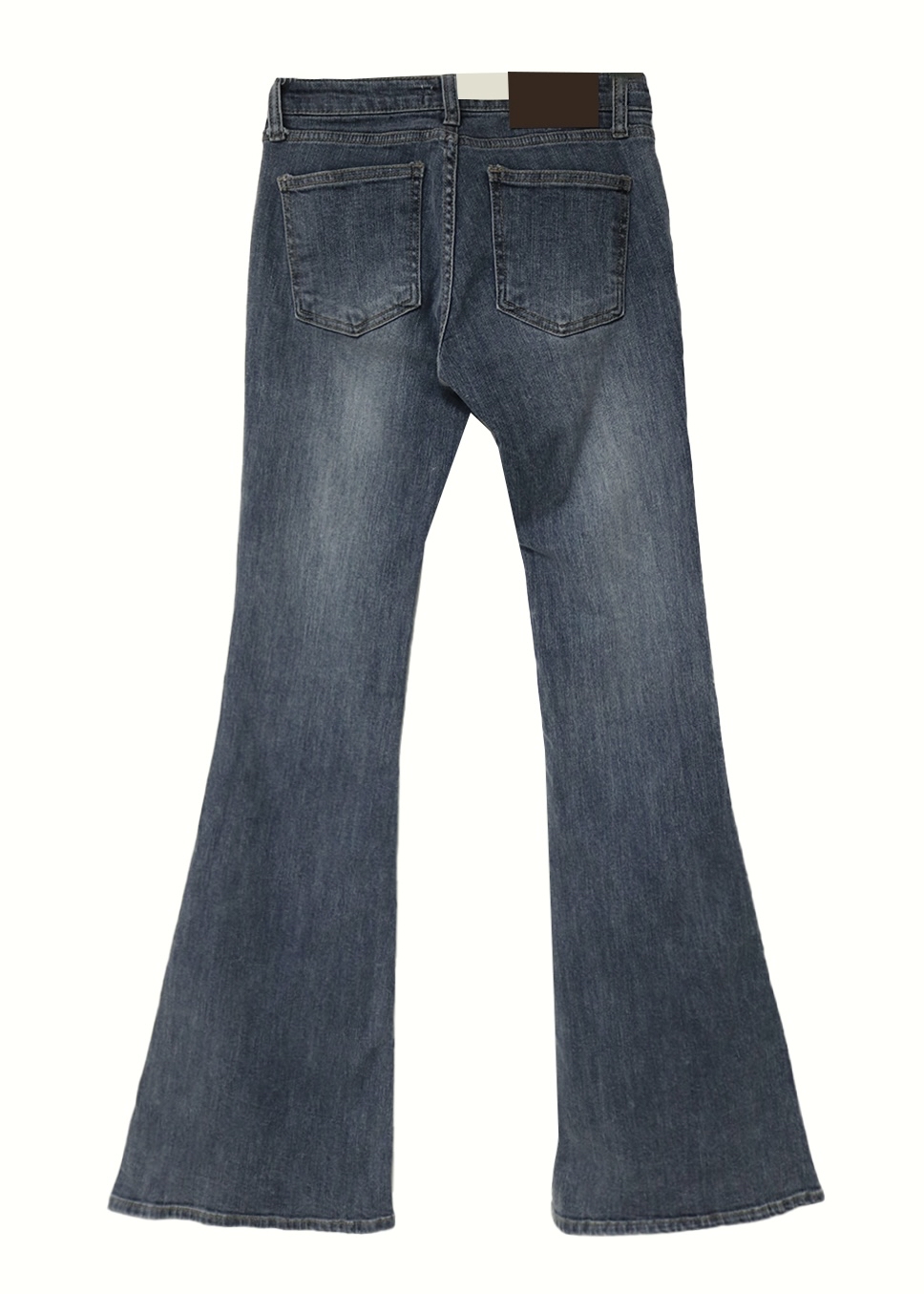Wash Low-Rise Bootcut Denim