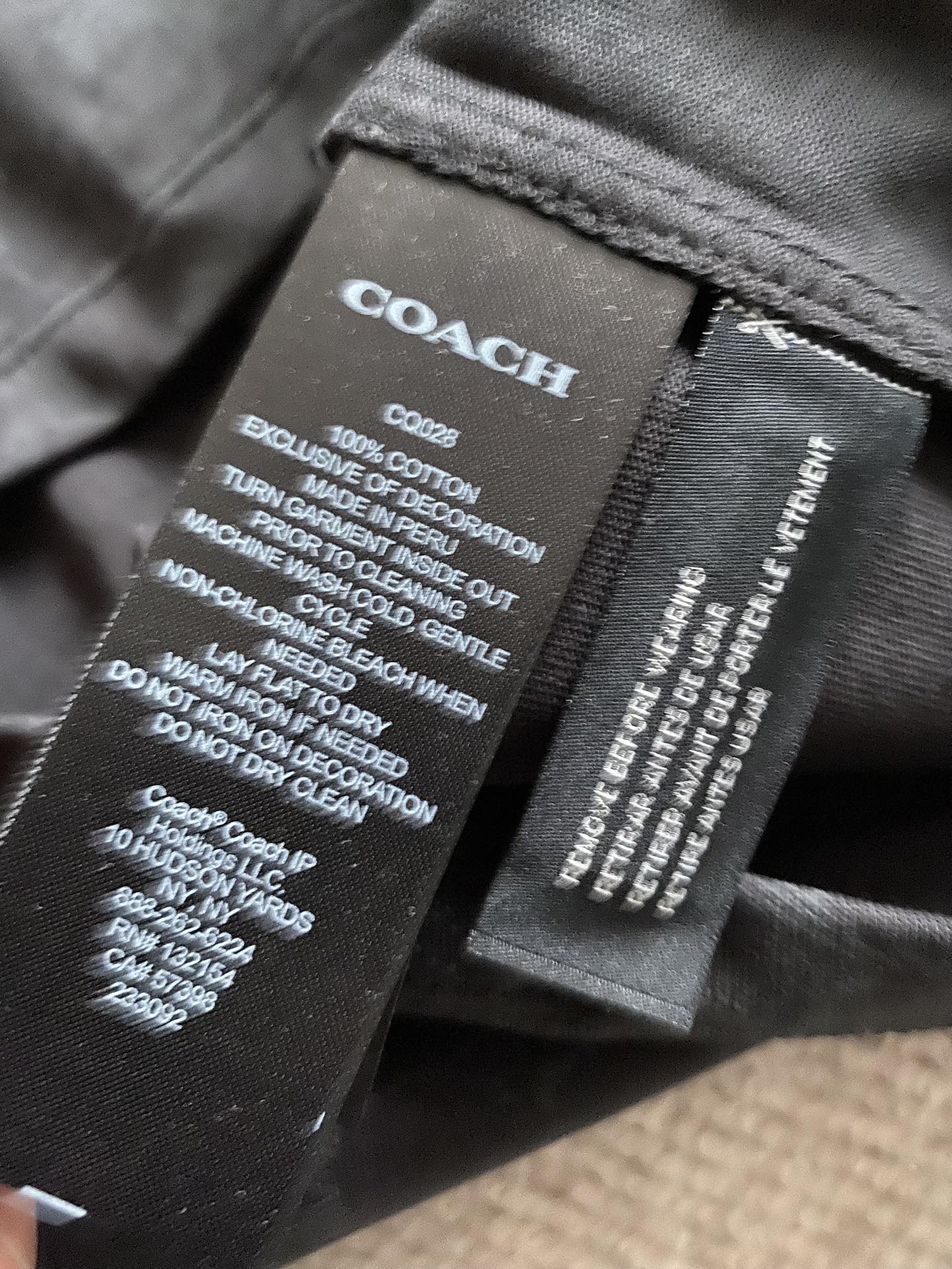 🔥【爆紅款｜C''oach 黑色滿印熊塗鴉Tee