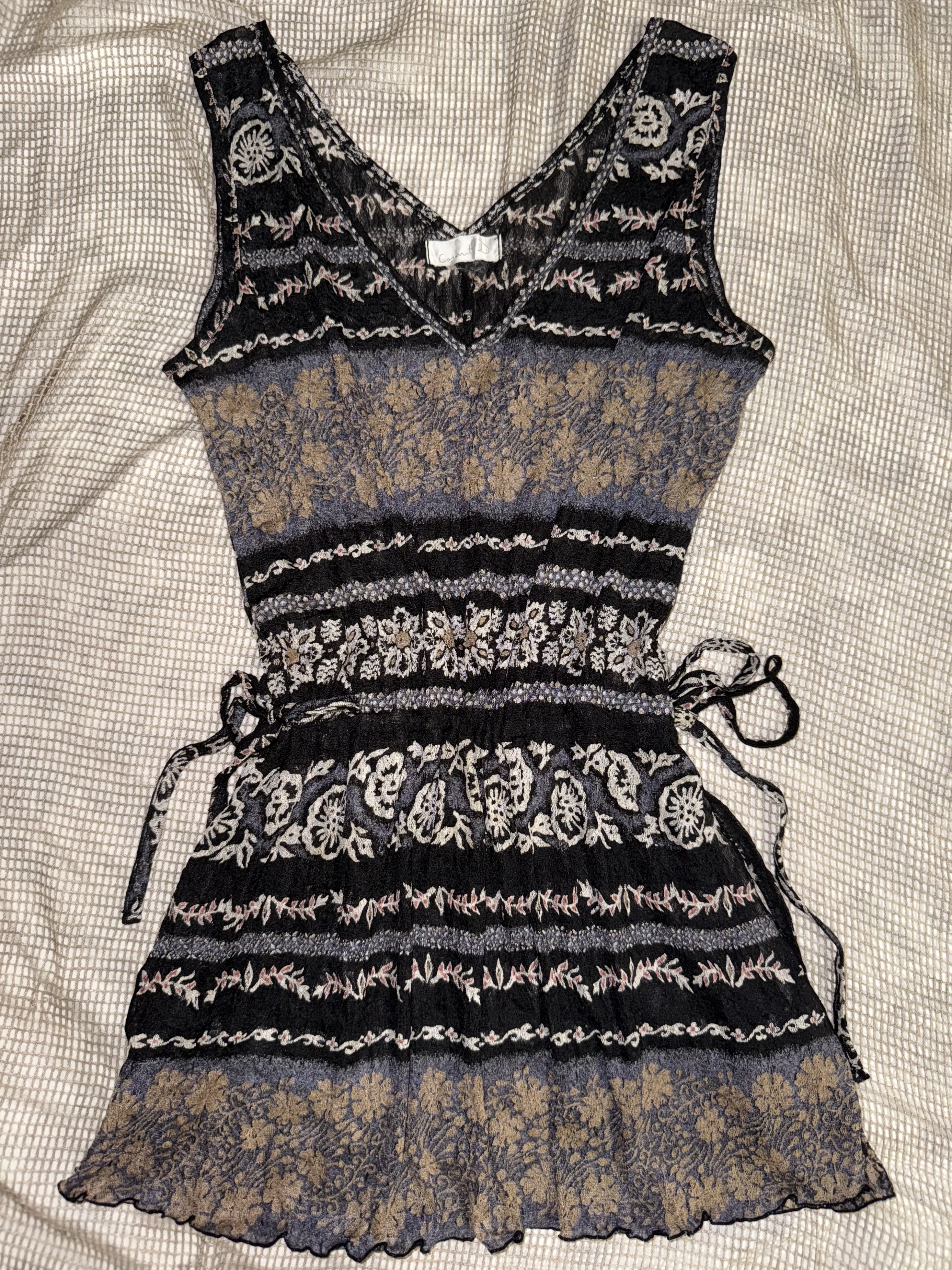 Boho Print Sleeveless Top