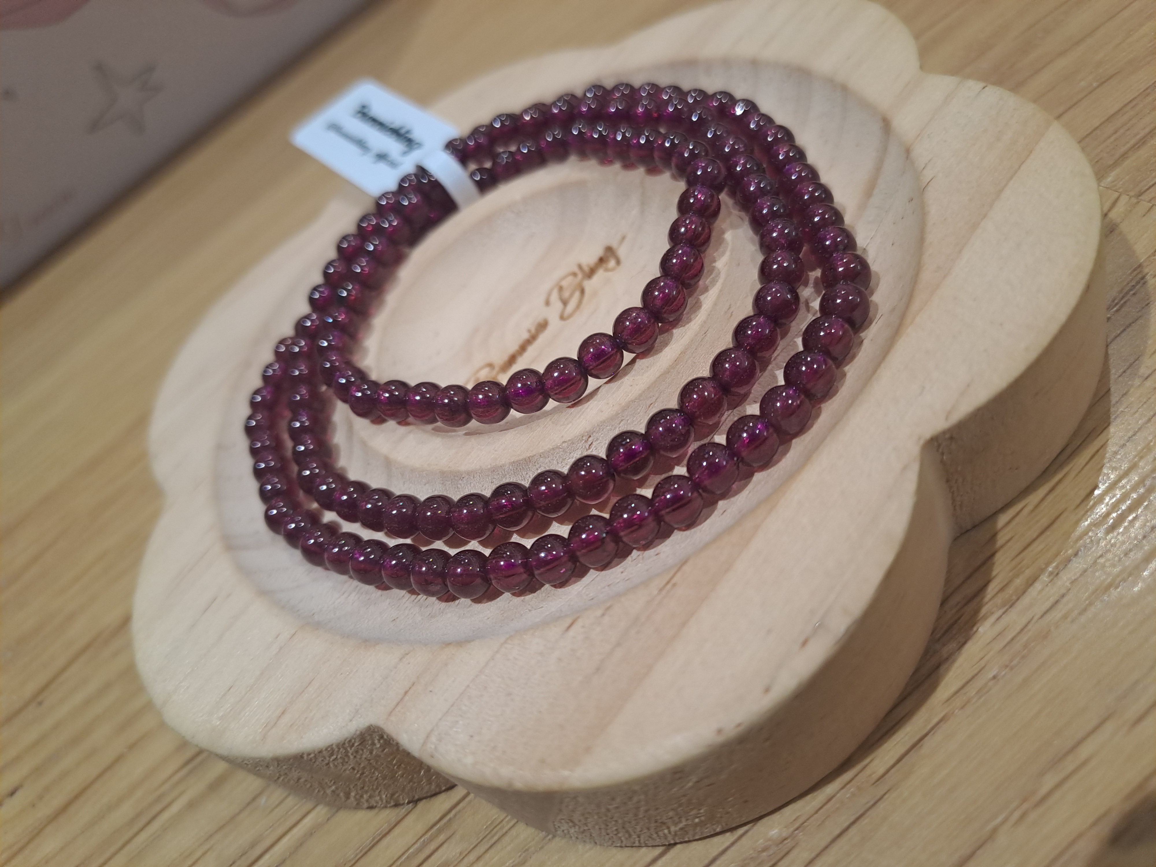 迷你石榴石手串