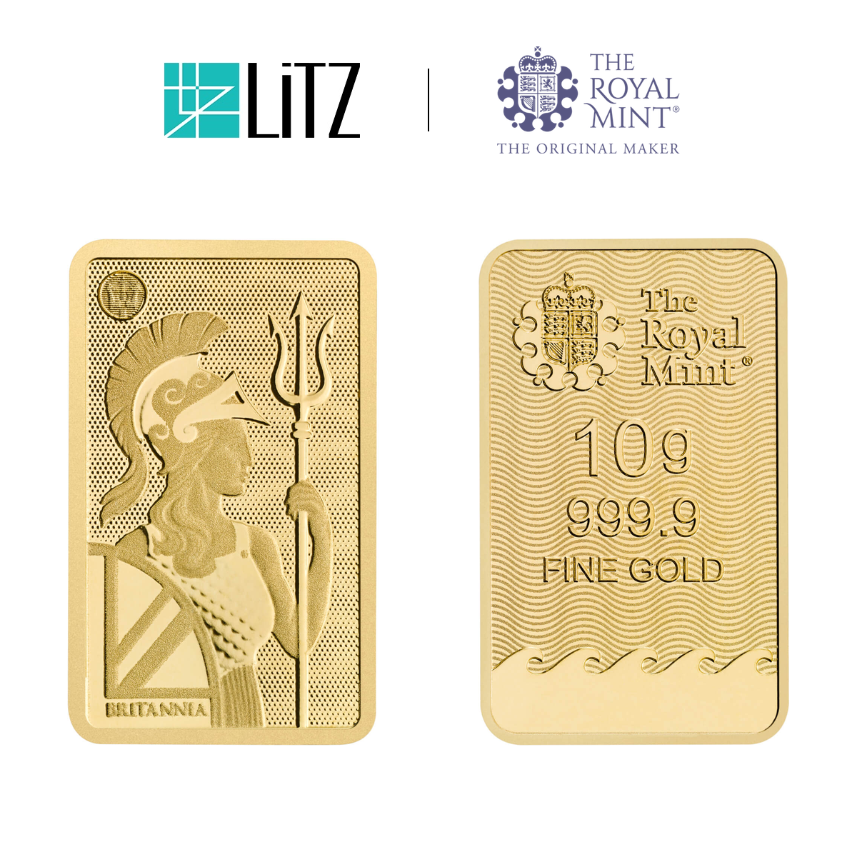 [10 gram] LITZ Royal Mint Britannia Gold Bar (999.9) PG303