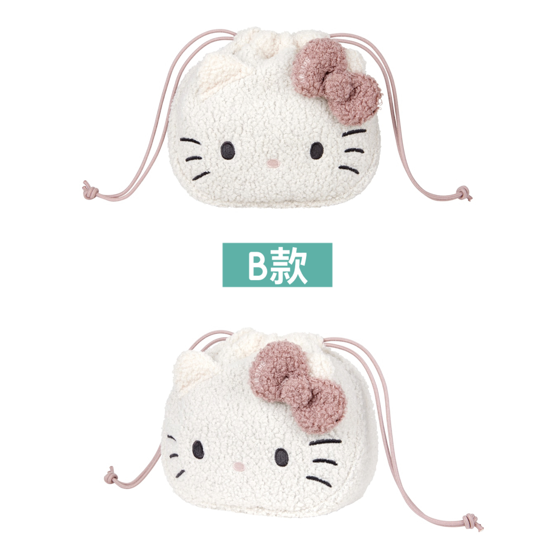 日本預訂📍日本HELLO KITTY × BRILMY系列 - 立體索繩袋 2026年10月中下旬出貨