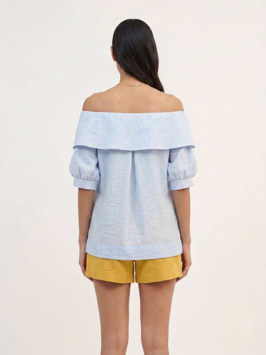 W89134 - Soft Shoulder Top 