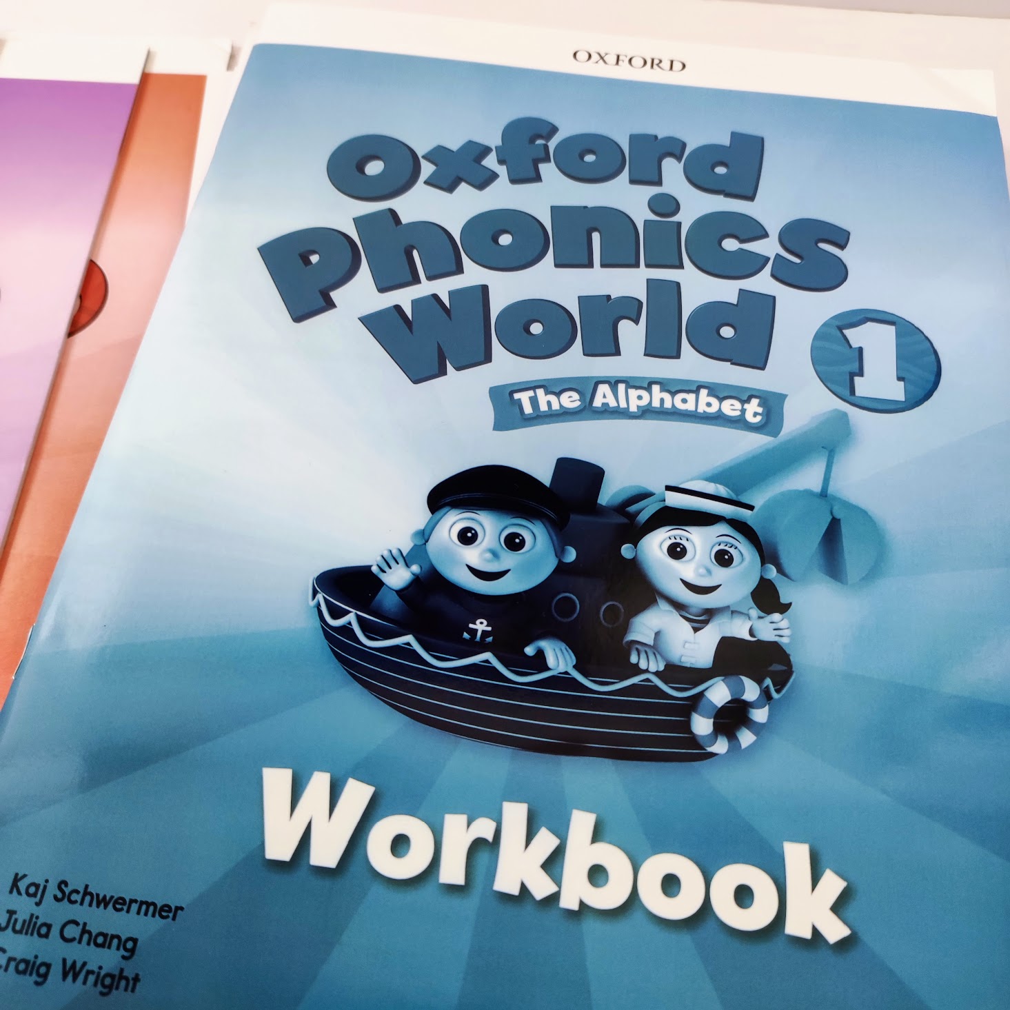 點讀Oxford Phonics World (Level 1-5) 牛津練習本一套10本 自然拼讀phonics字母發音教材  C26