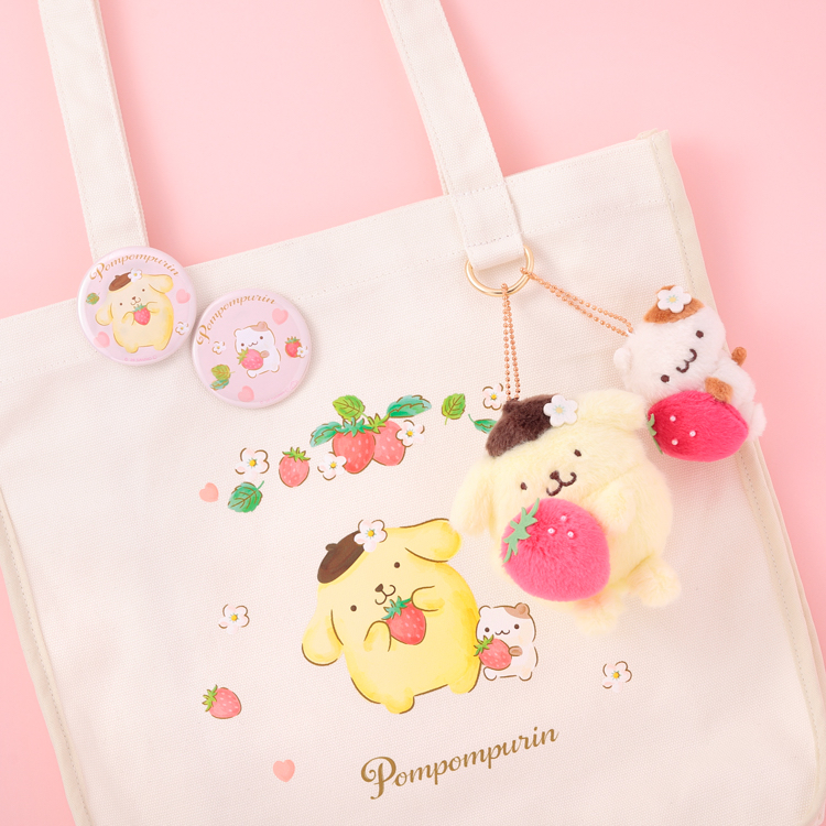 🎀【預訂】Pompompurin 草莓朋友系列公仔掛飾 - Muffin