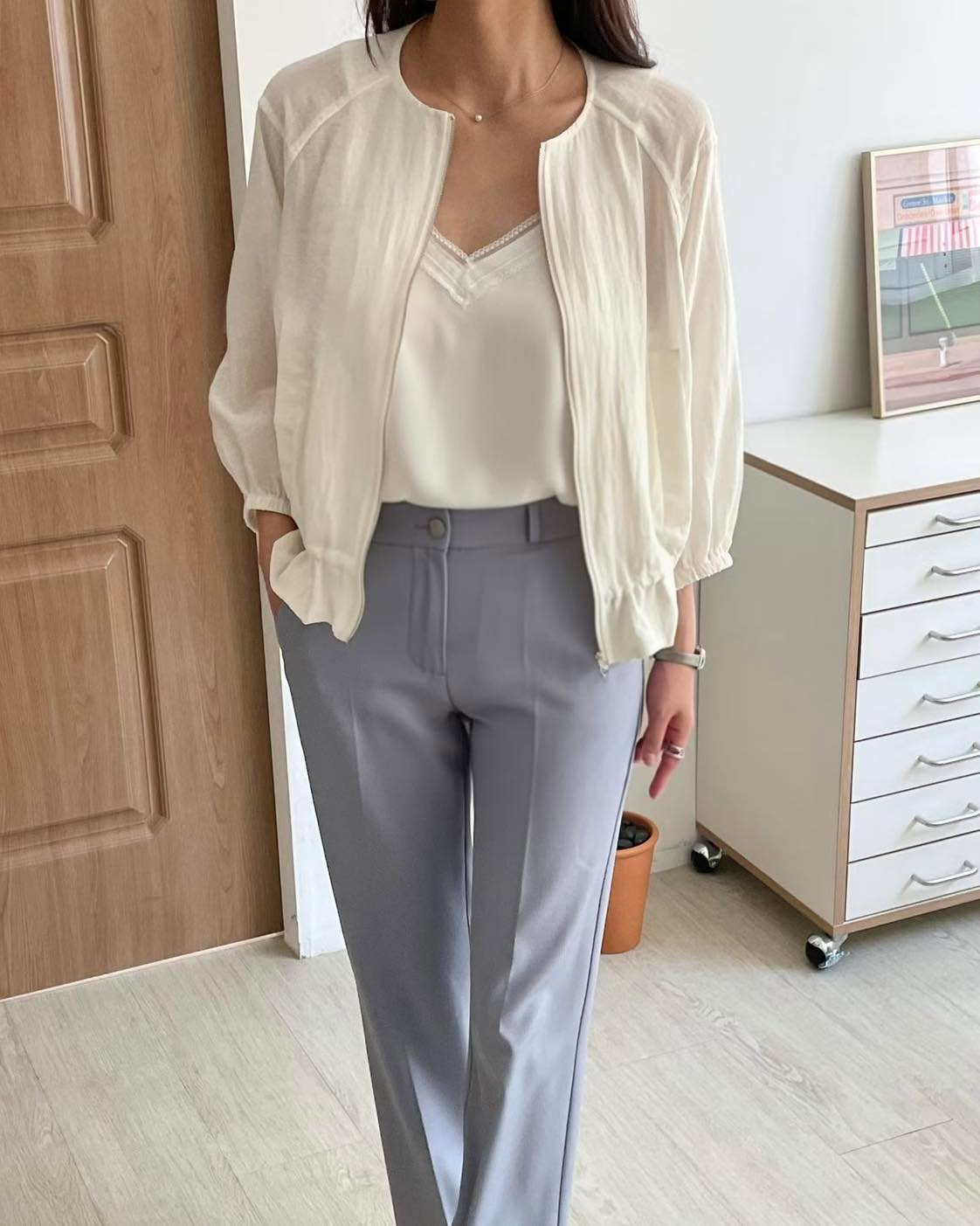 超薄中袖外套仔