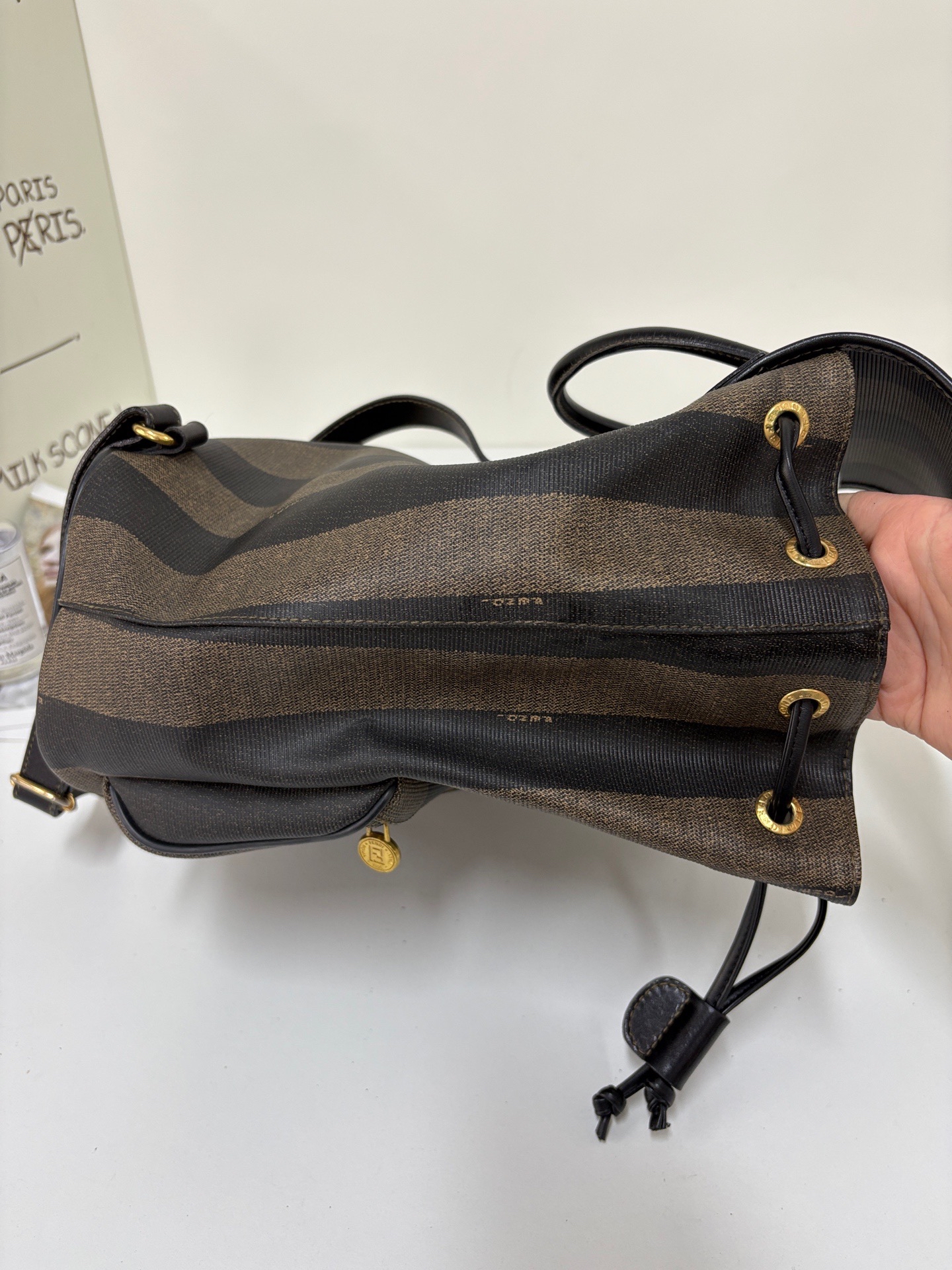 【預訂貨品】Fendi老花胡桃木書包🎒