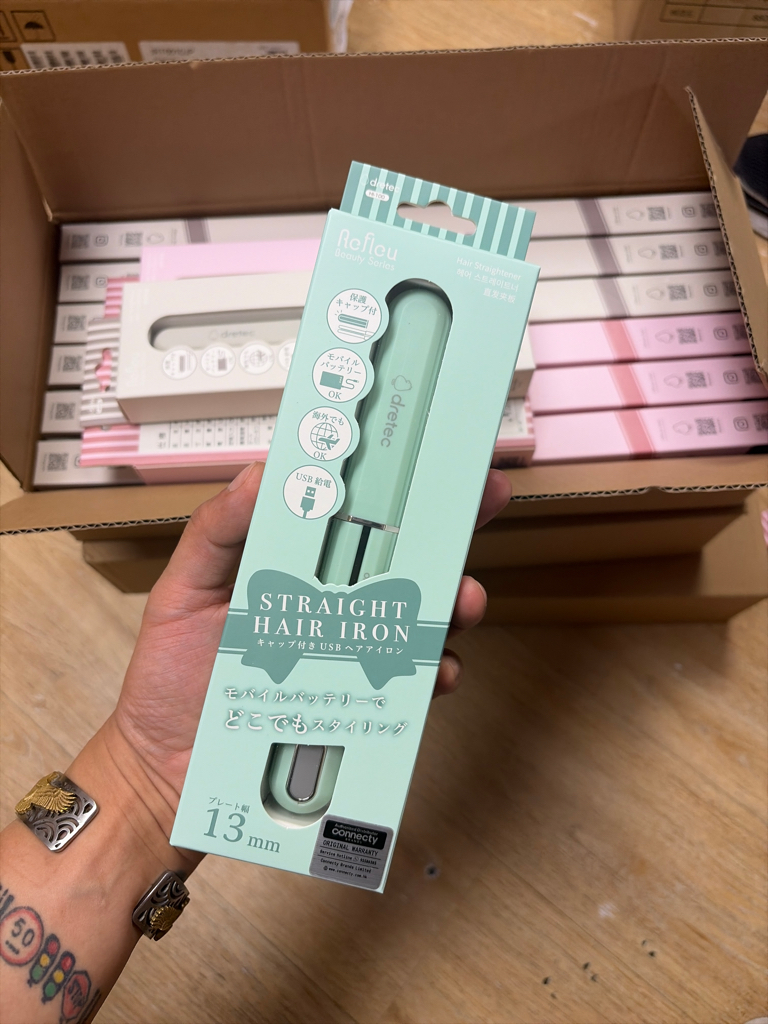 Dretec 隨身型 USB 迷你直髮捲髮 兩用燙髮器 ⭐ | HI-100