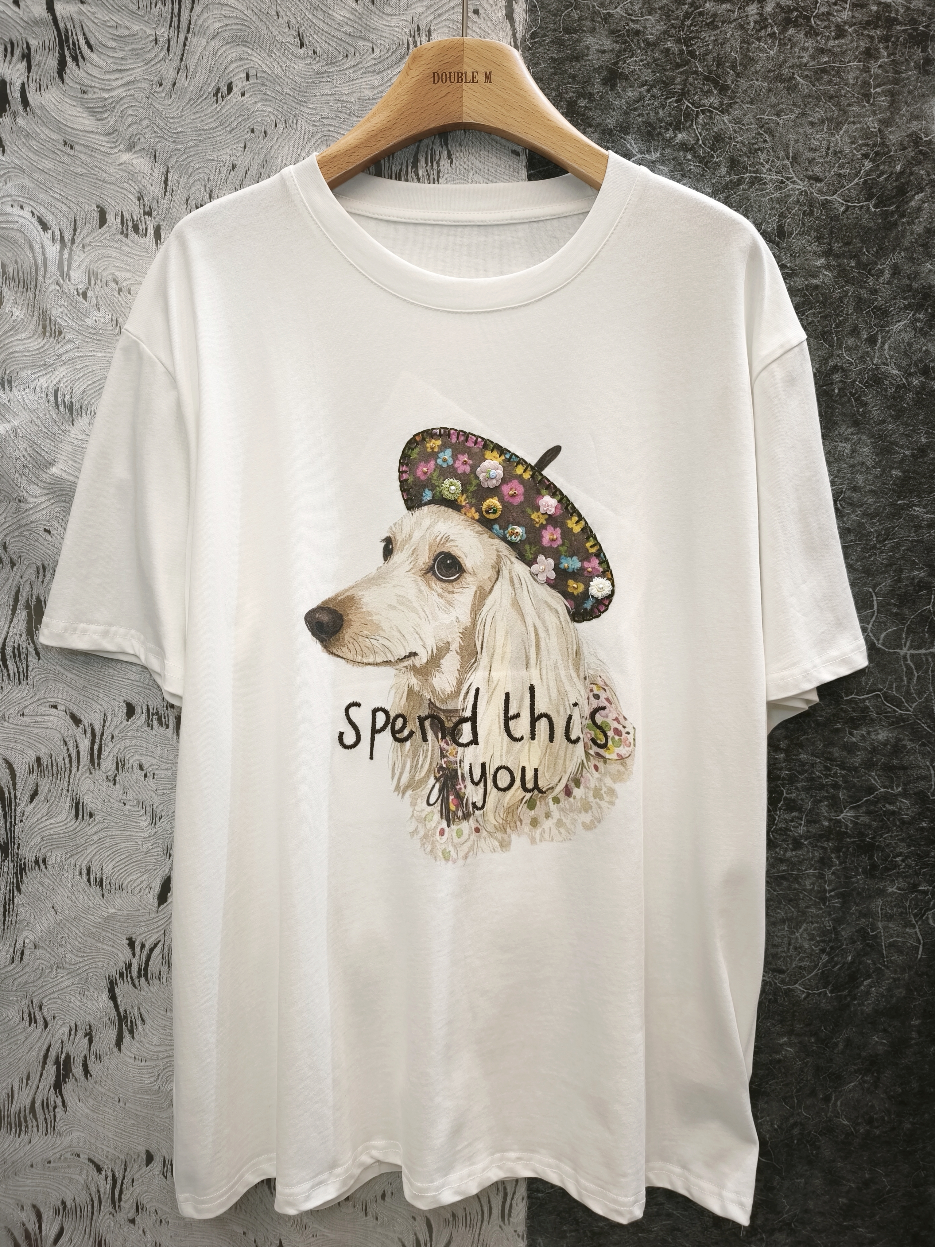 彩花帽狗仔T