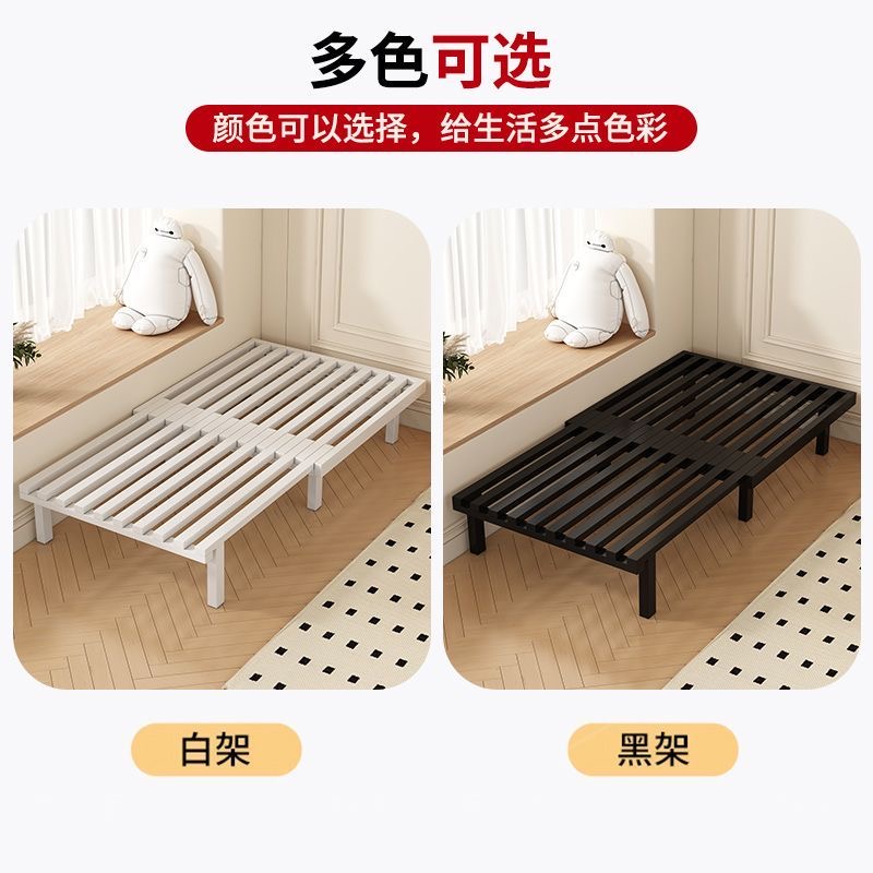 小戶型沙發床折疊坐臥兩用臥室書房多功能鐵藝陽台單人抽拉伸縮床Sofa‑bed