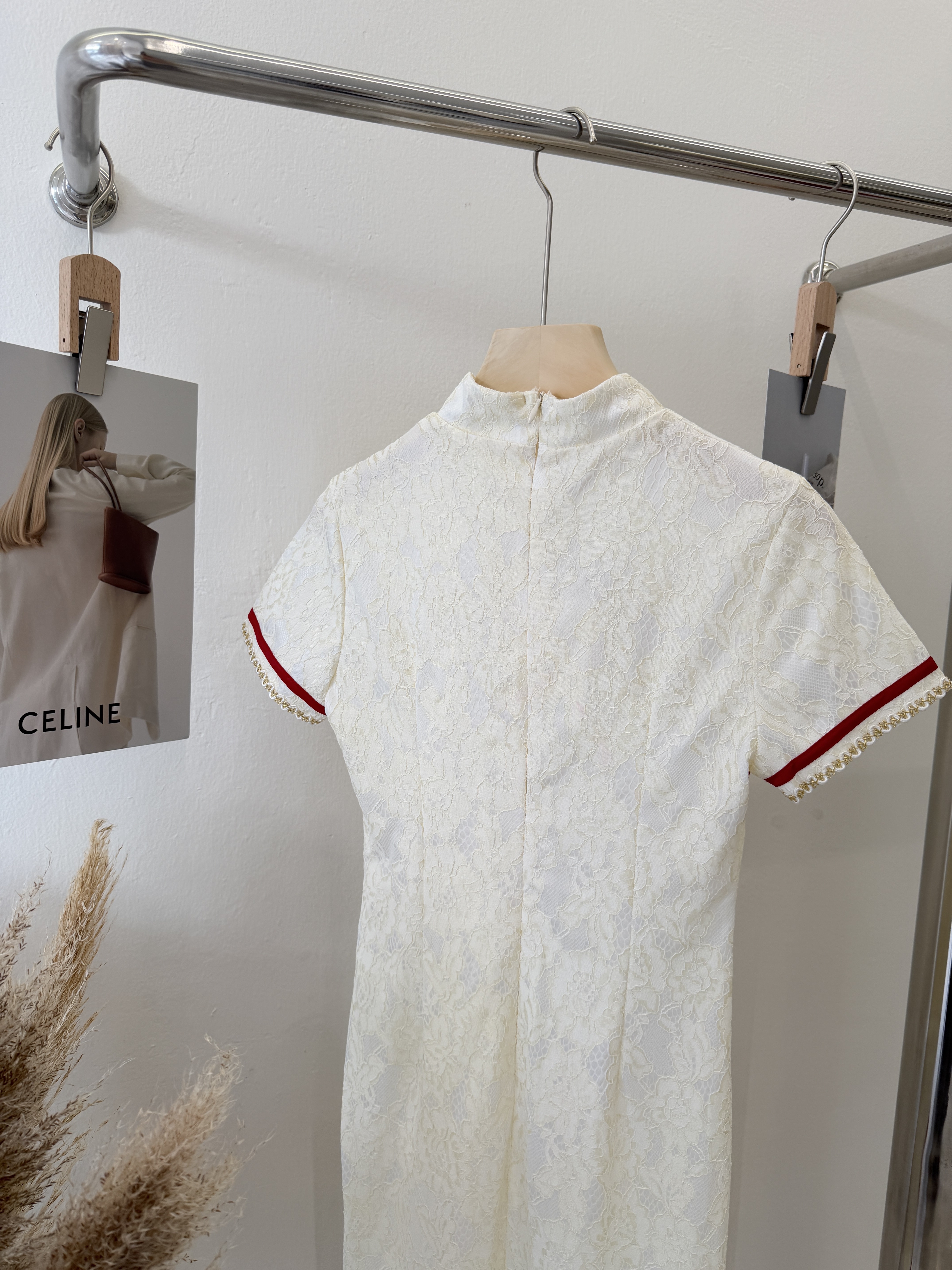 6623 气质蕾丝国风旗袍