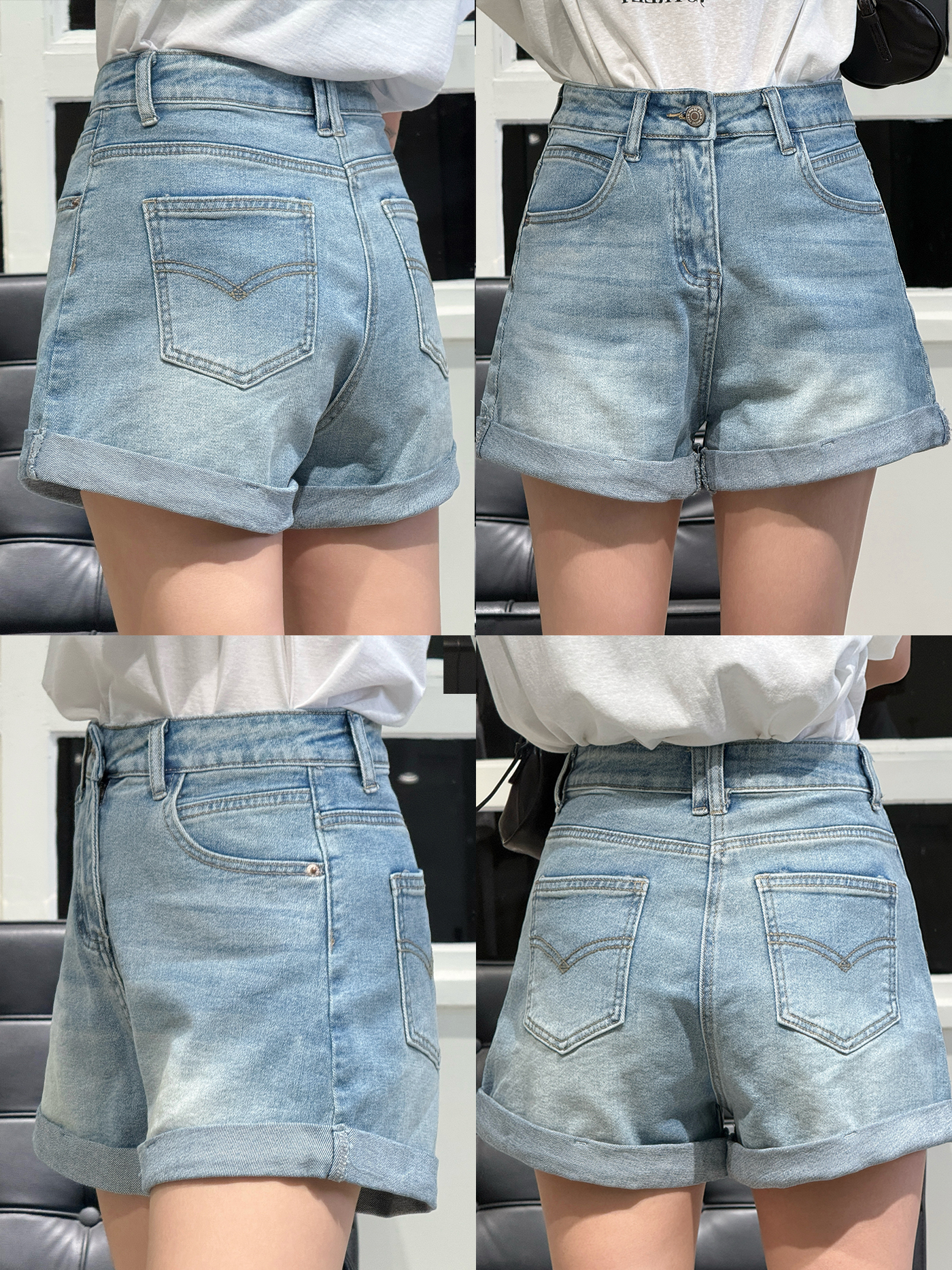 靚料!! 𝐑𝐨𝐥𝐥-𝐮𝐩 𝐬𝐨𝐟𝐭 𝐝𝐞𝐧𝐢𝐦 𝐬𝐡𝐨𝐫𝐭𝐬