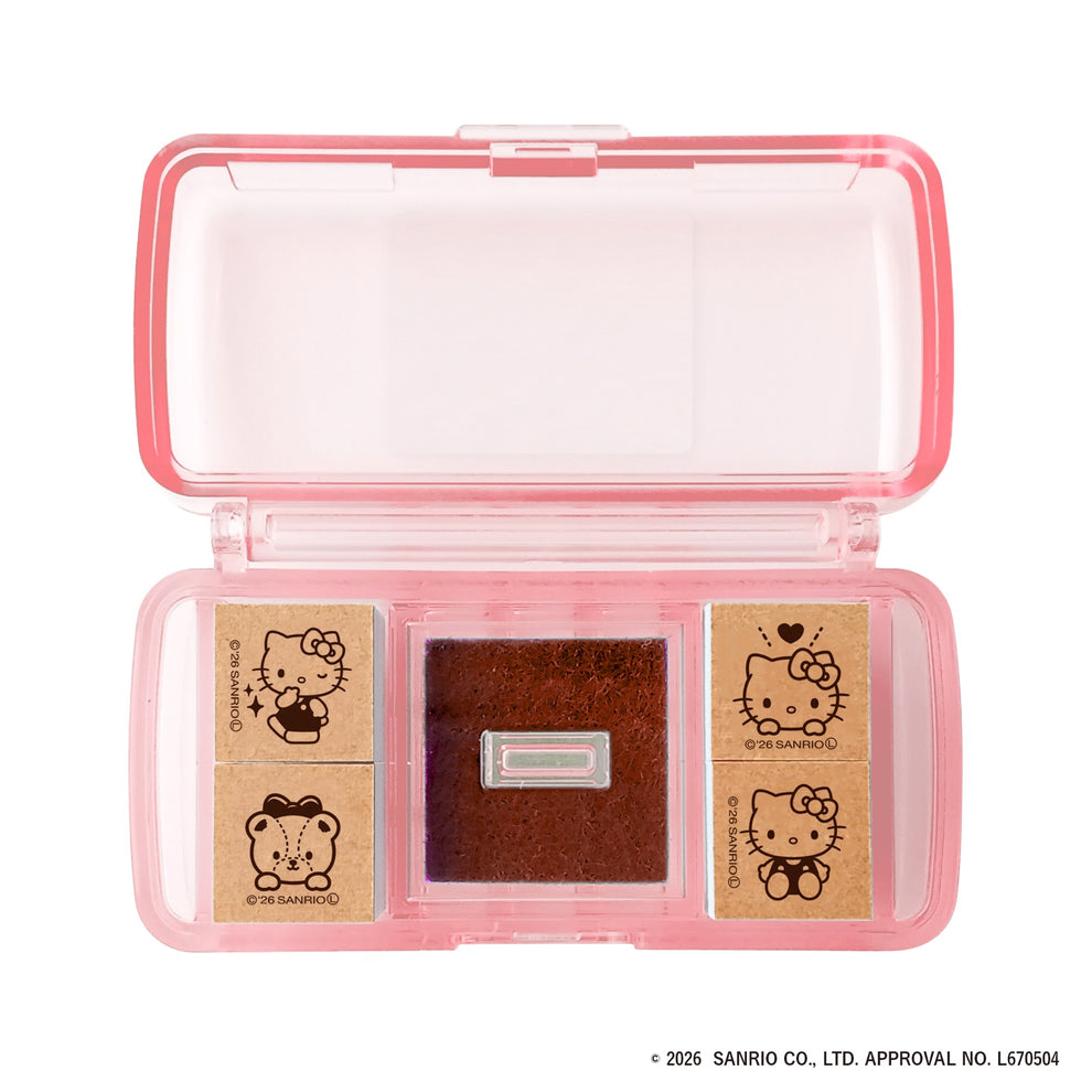 現貨｜Sanrio Hello Kitty 日本製 迷你 印仔 套裝 (SGM-039)