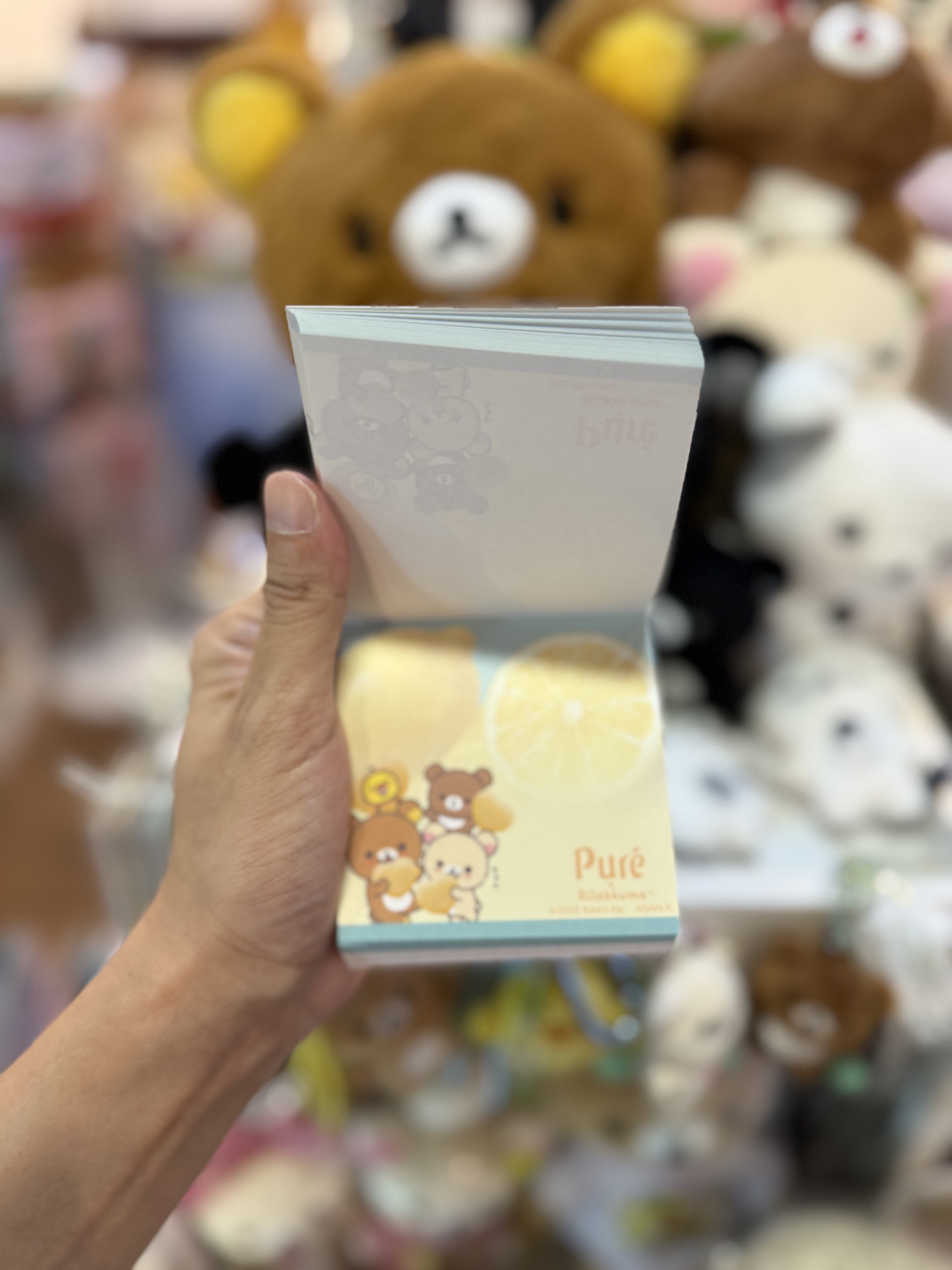 《現貨》全新loft 限定puregumi x rilakkuma memo