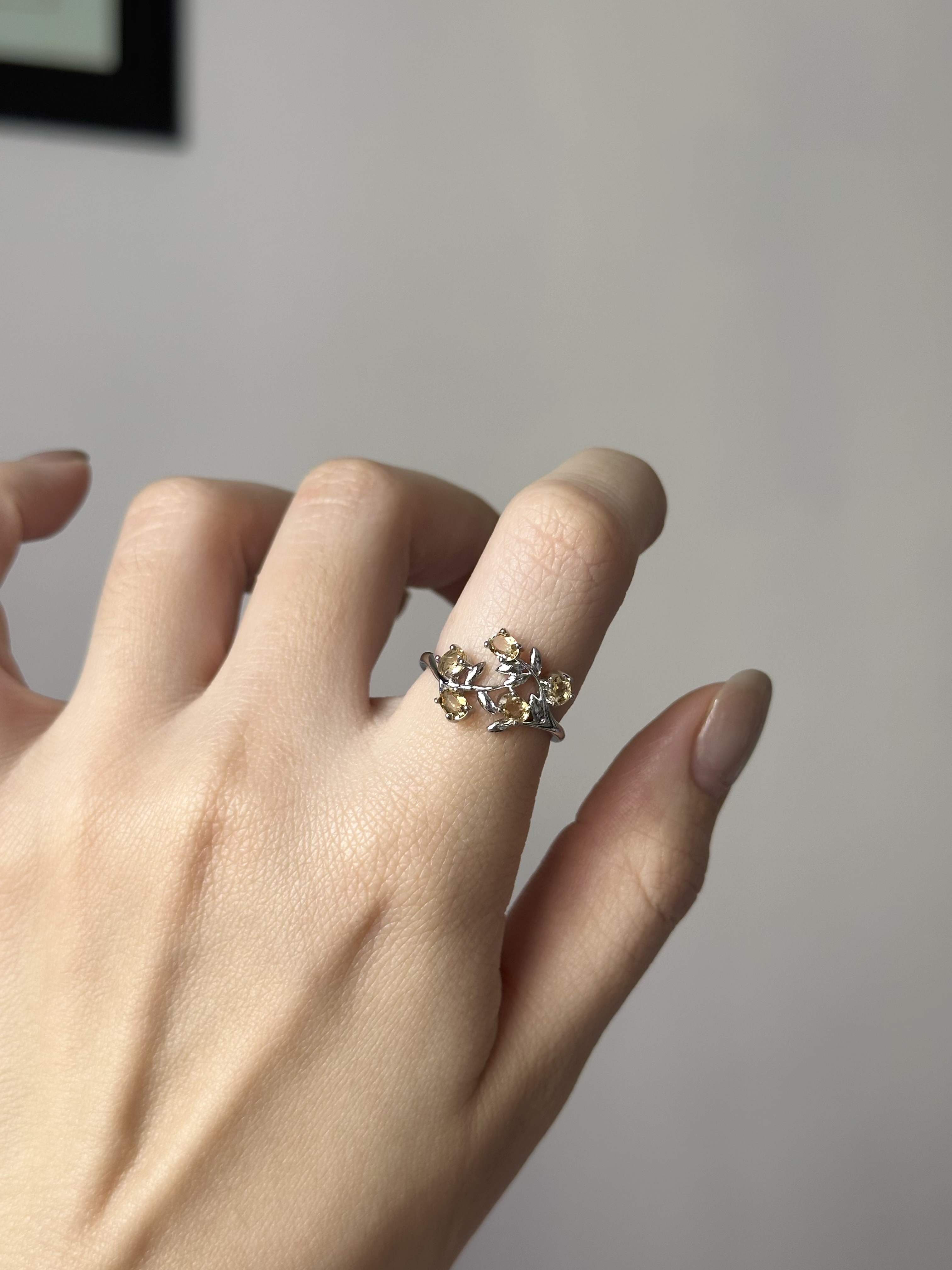 黄水晶戒指 ｜ Citrine Ring