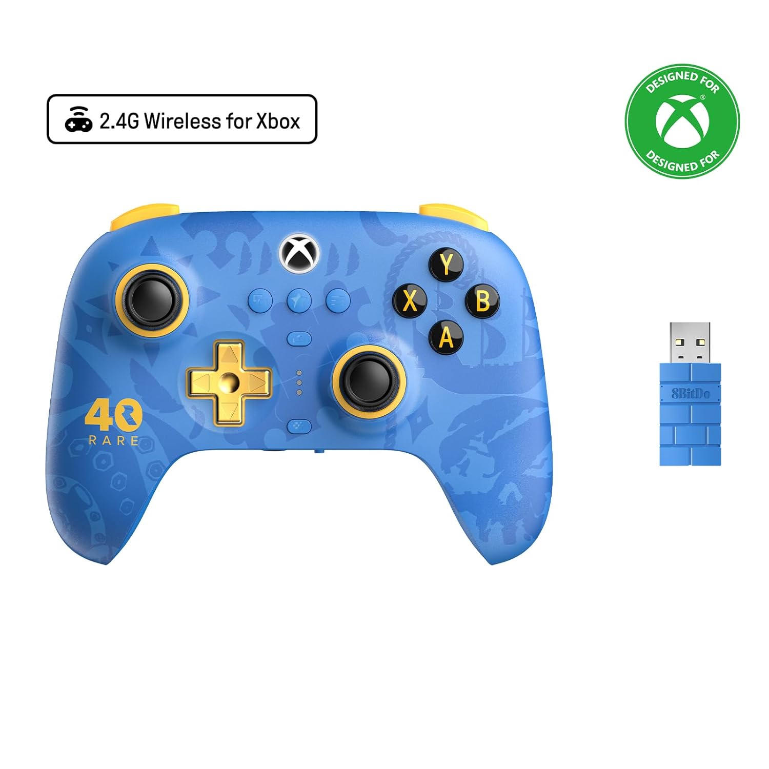 8BitDo 獵户座 XPro+ Rare 40周年紀念版 XBOX授權無線控制器 Ultimate 3-mode Wireless Controller for Xbox - Rare 40th Anniversary Edition (81HB) MISC-1348