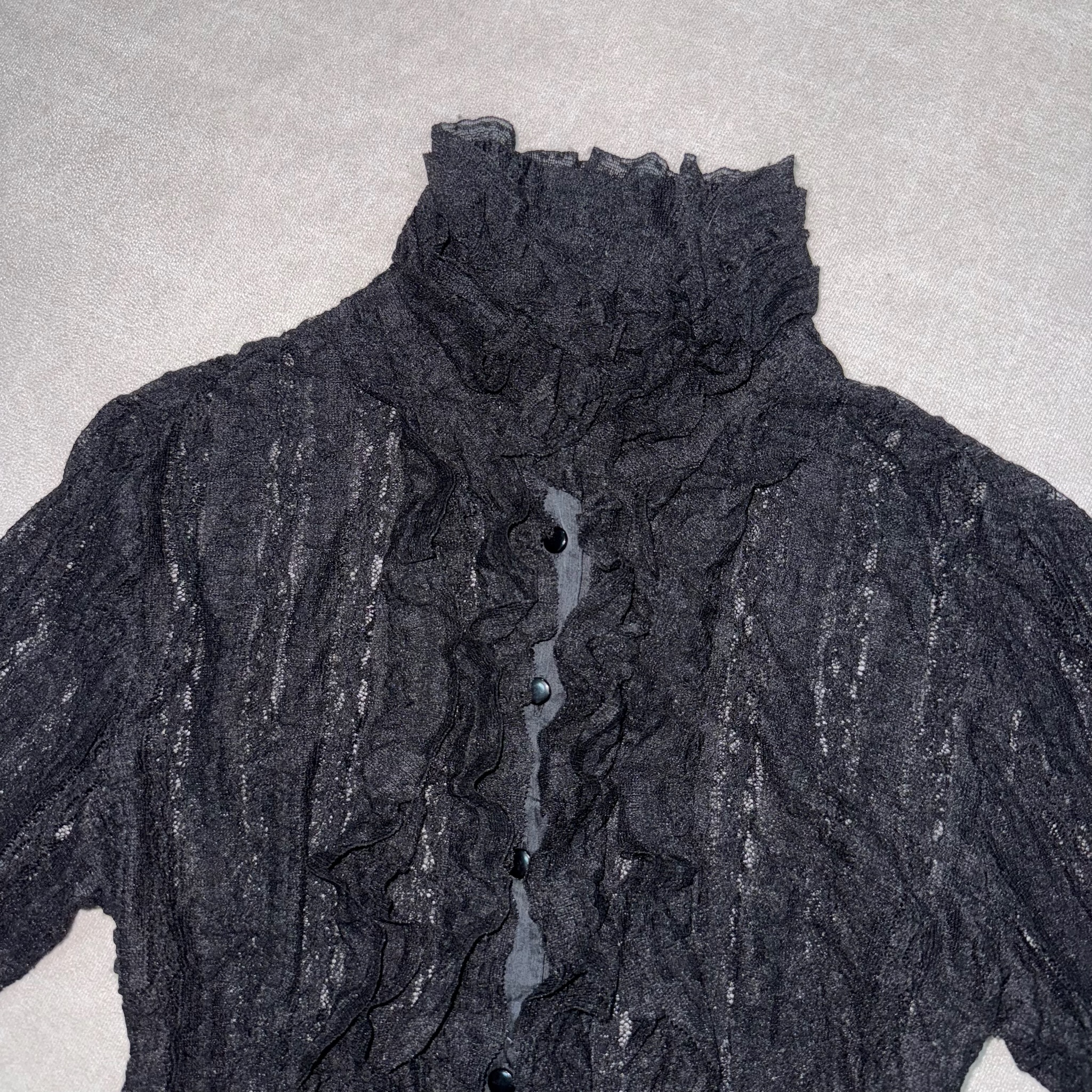 Textured Velvet Flare SleeveTop