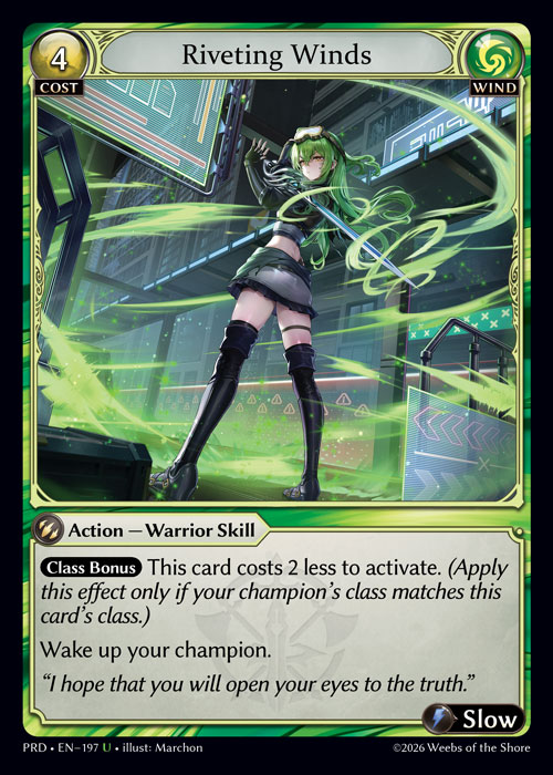 Riveting Winds / PRD-197 (U)