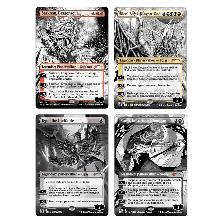 More Borderless Planeswalkers Foil Edition