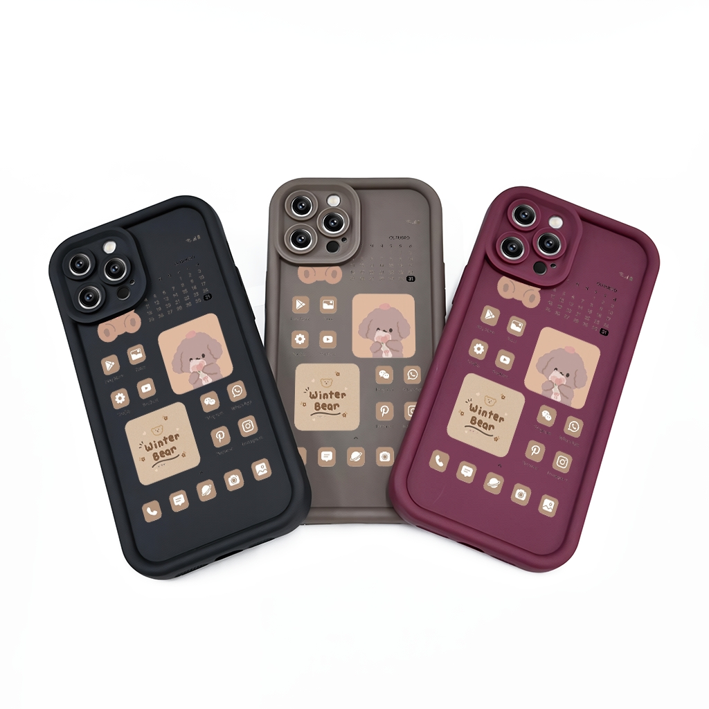 TPU DESIGN CASE PHONE FOR SAMSUNG - DESIGN BEAR B