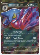 Pokemon TCG Card Game - Toxicroak ex 131/198