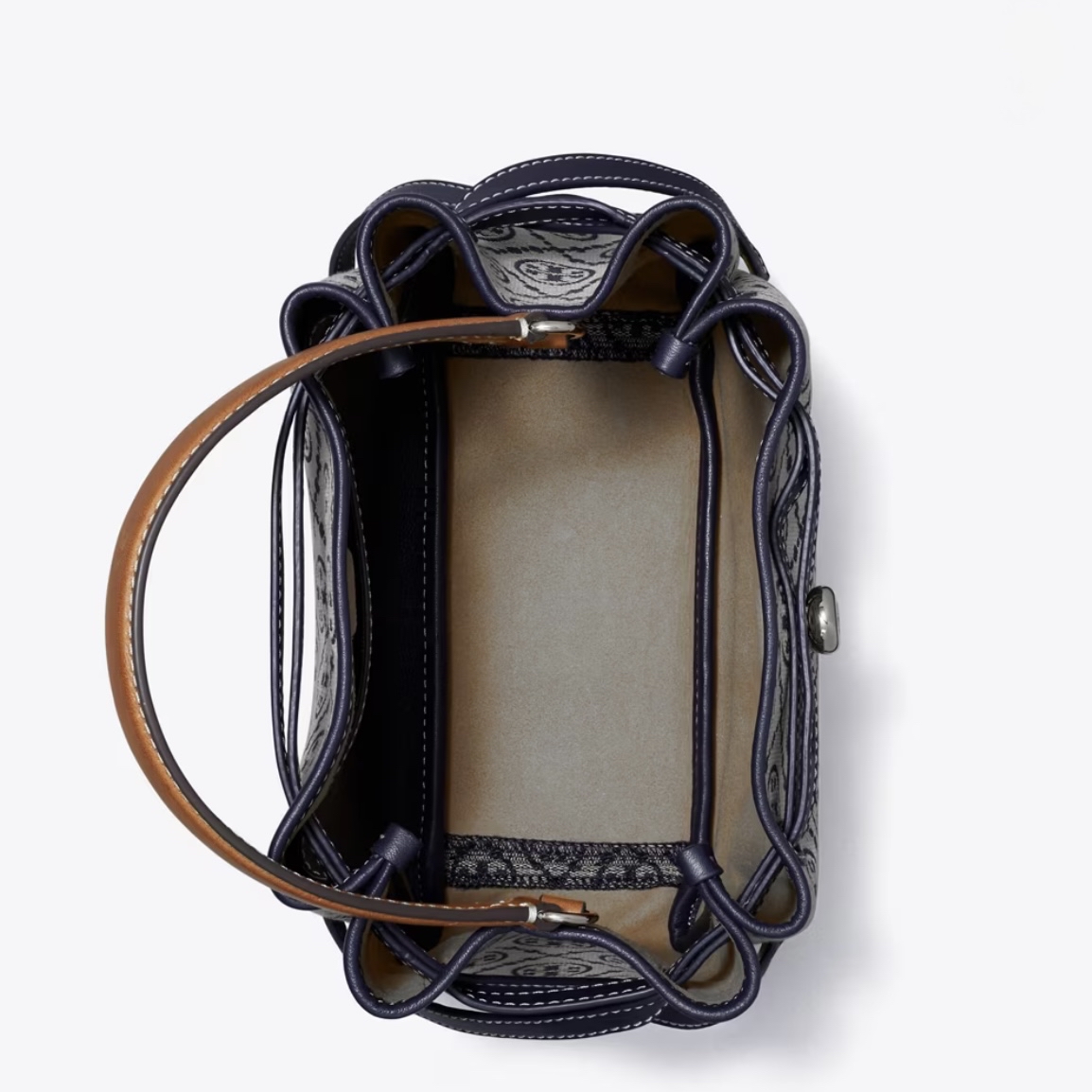 Tory Burch T MONOGRAM ROMY BUCKET BAG