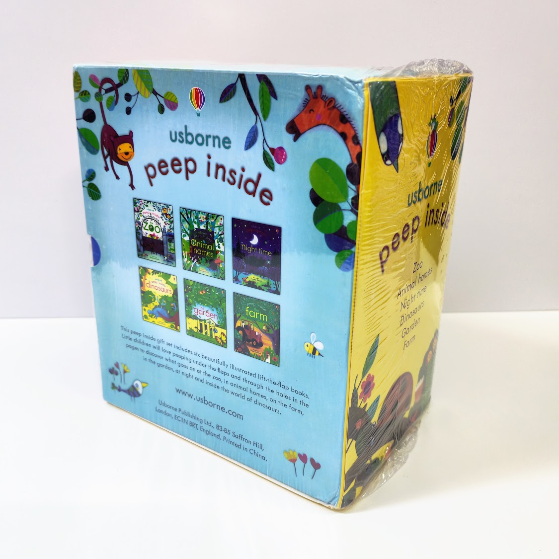 Usborne Peep Inside  6 Books 立體翻翻洞洞書科普繪本 | U01