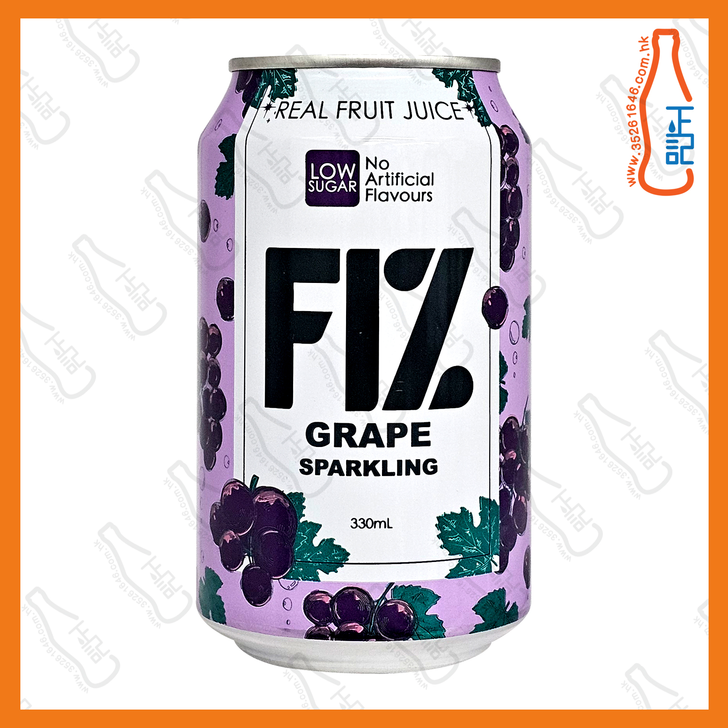 FIZ 有汽提子汁330ml x 24罐 /箱