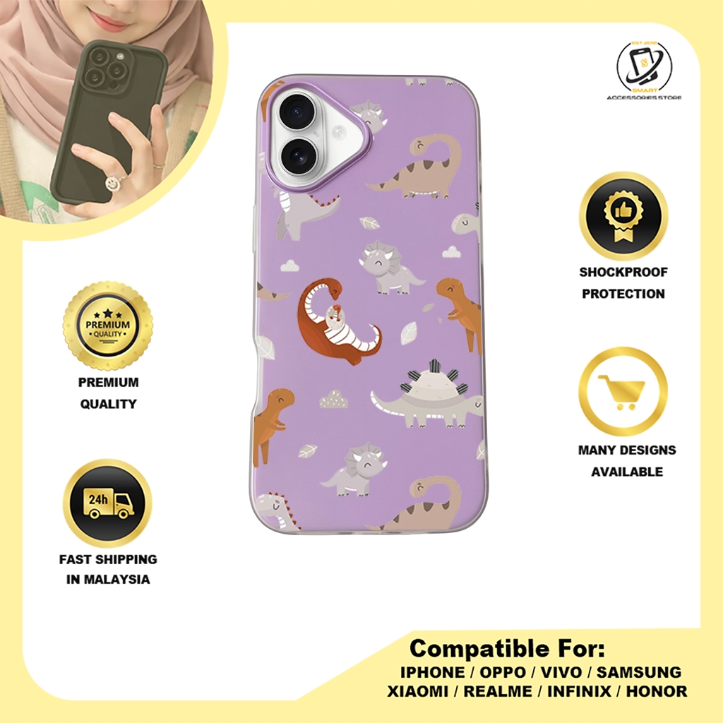 JELLY CASE PHONE FOR IPHONE - DESIGN DINASOUR A