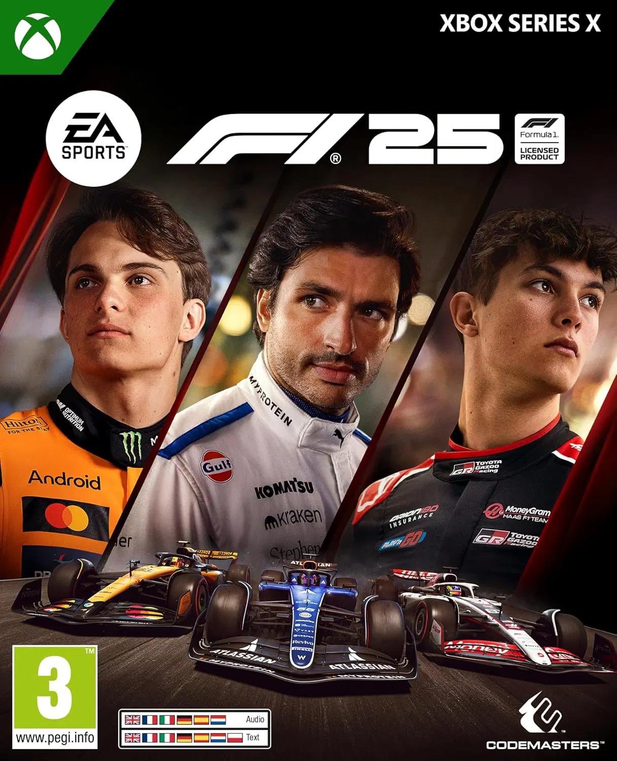 XSX F1 2025 英文 (英文封面) XSX-0453