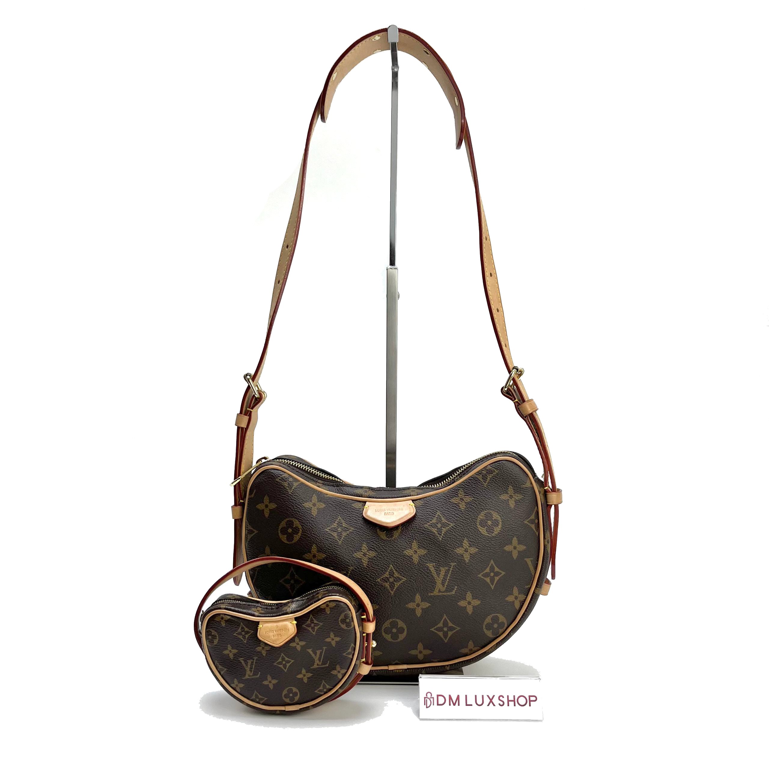 LV Monogram Croissant PM GHW