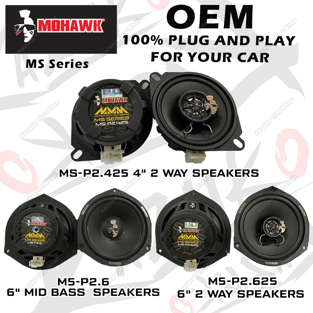 HIACE 6242 MOHAWK SPEAKER SET 6''*2SET & 4''*2SET / UNI-SPK-24008-B7