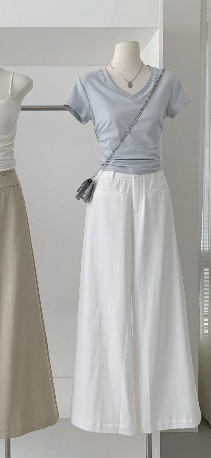 PT225直筒牛仔长裤