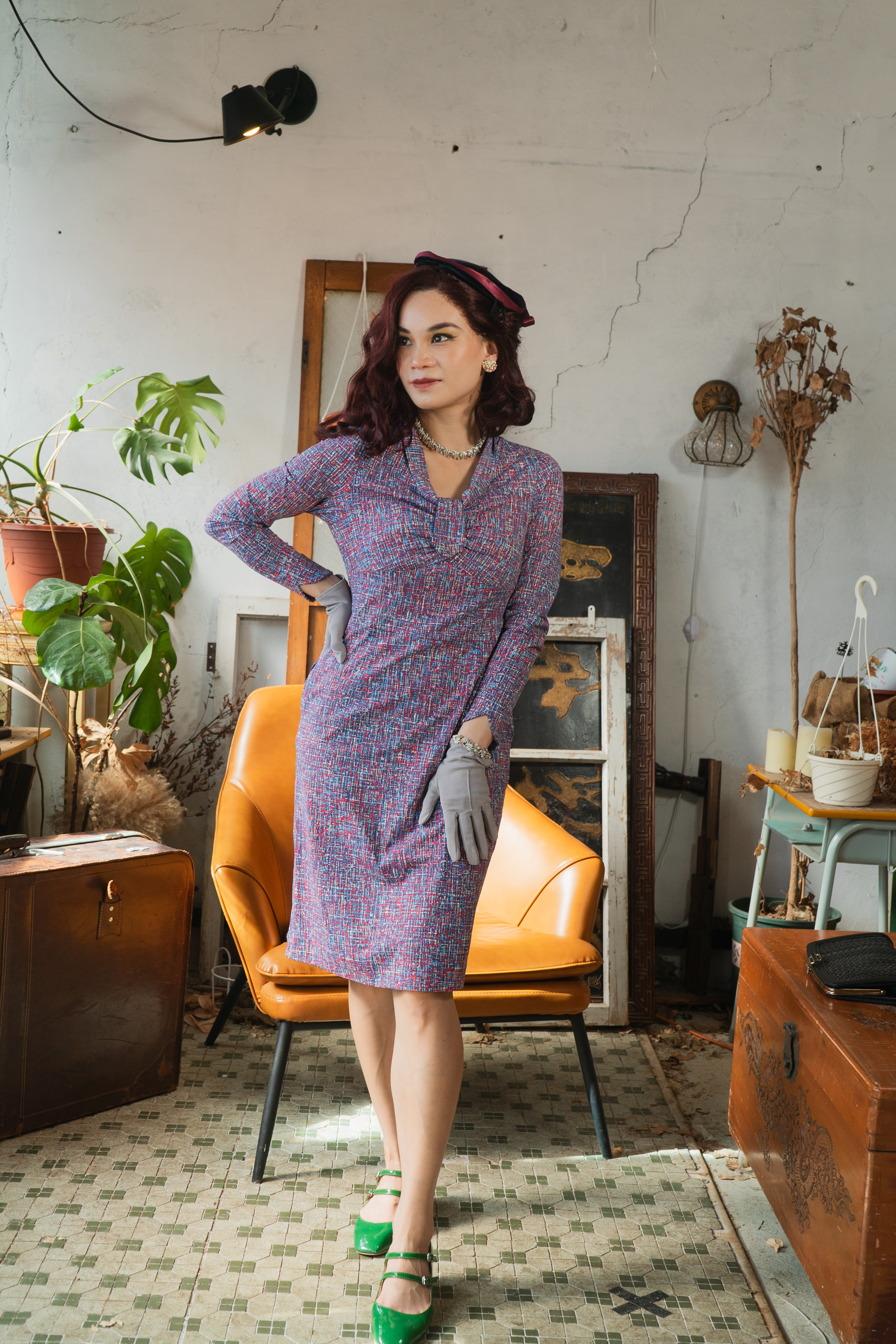 (Ready/Custom-Made) 1960s-Inspired Lily Darling Dress(FM196)