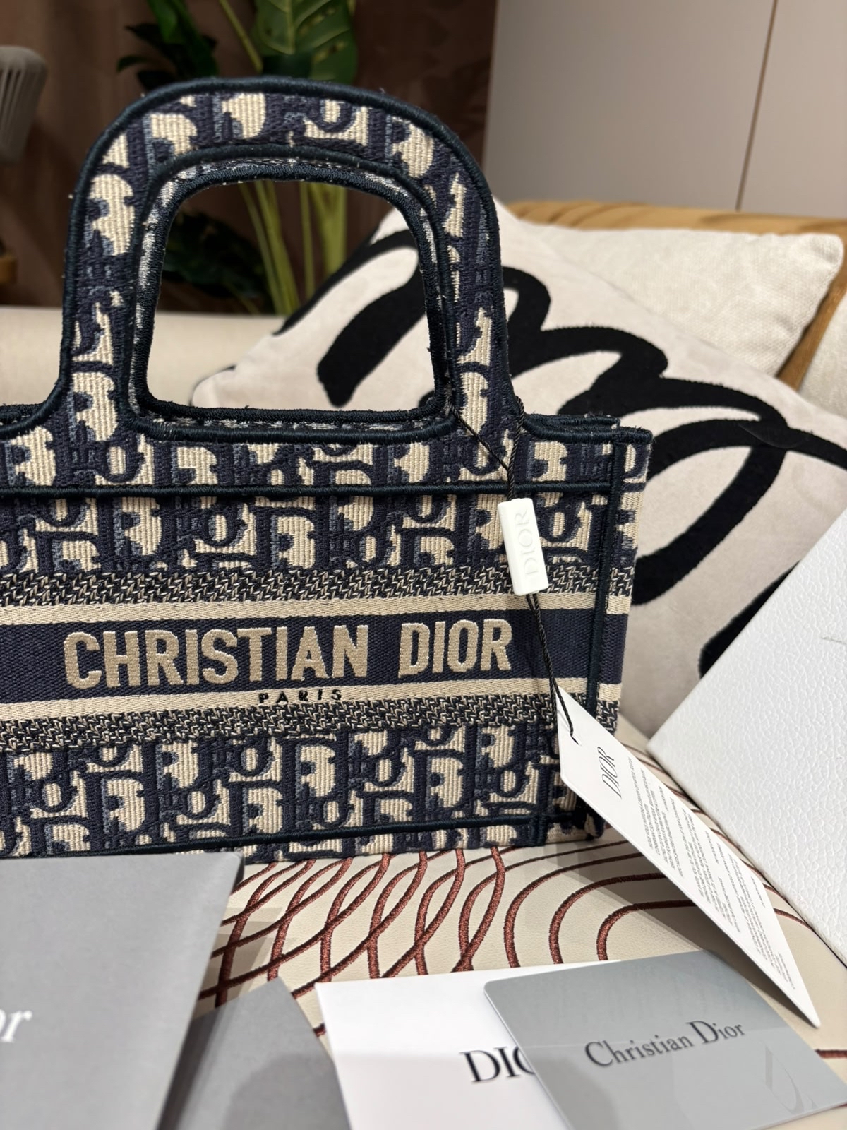 全新 Dior mini BOOK TOTE  100%Authentic ,unused 未使用品 ✅certificate card✅dust bag ✅盒 