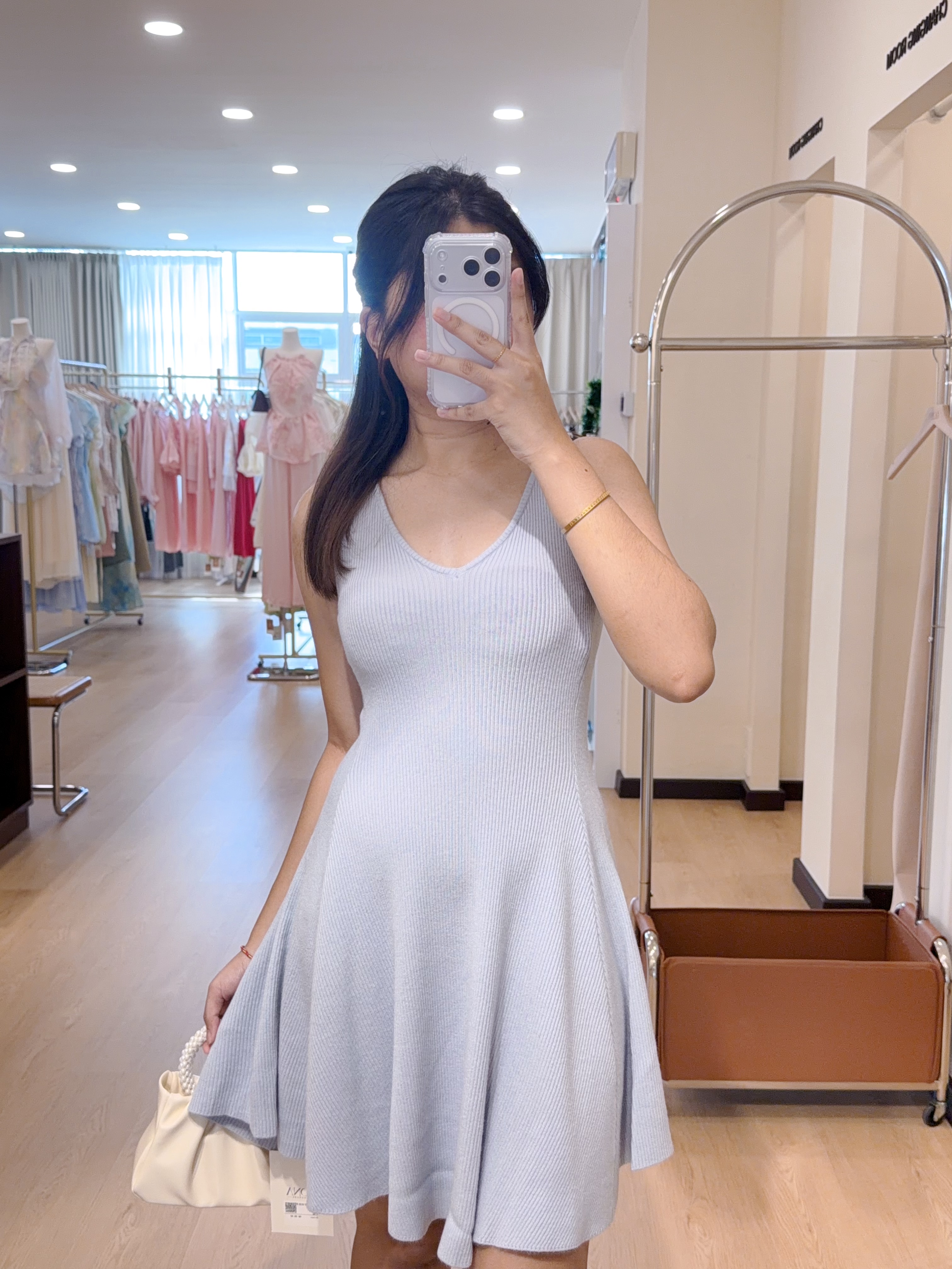 0430吊带针织连身裙