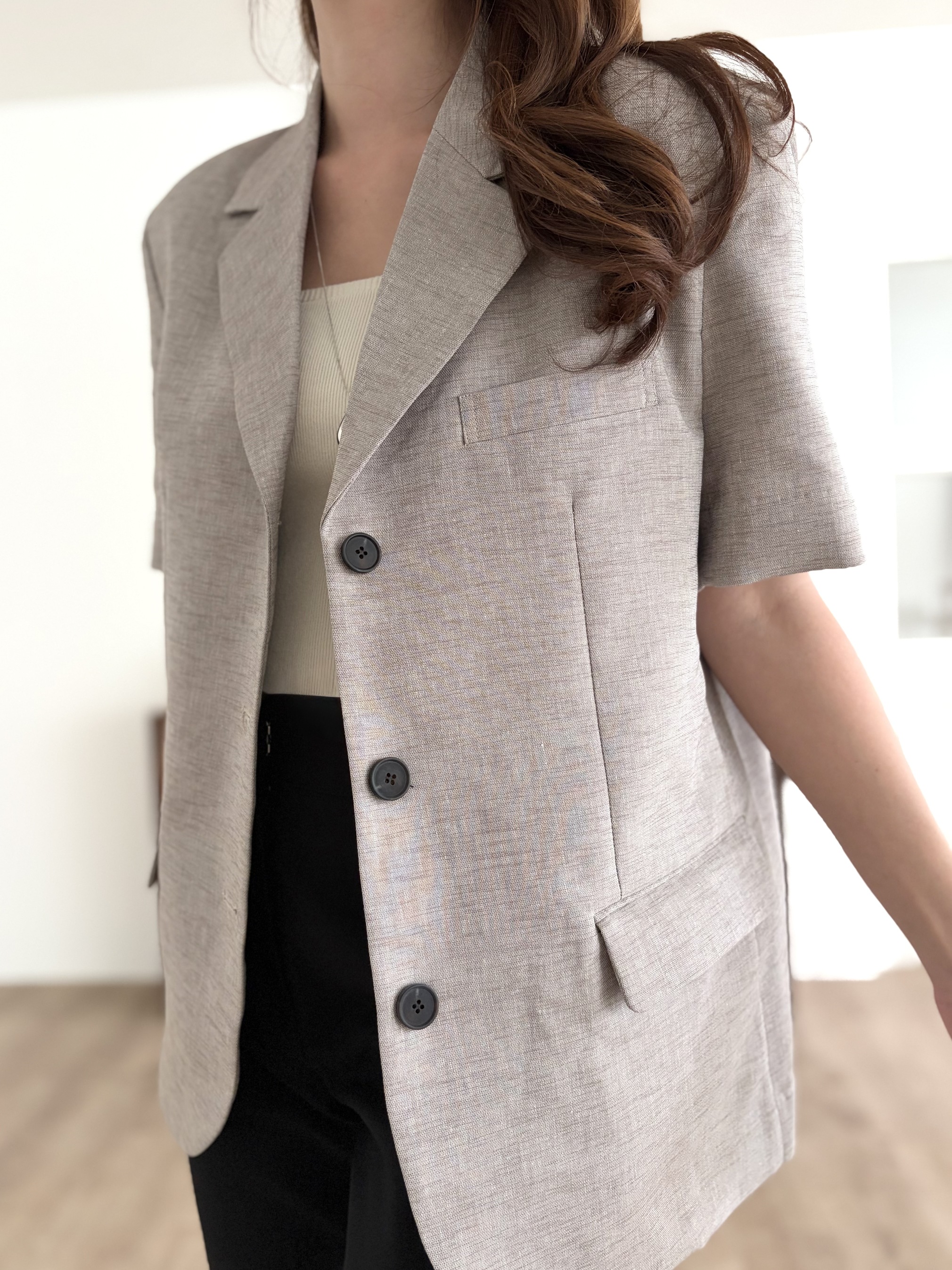 The Oversized Oatmeal Blazer