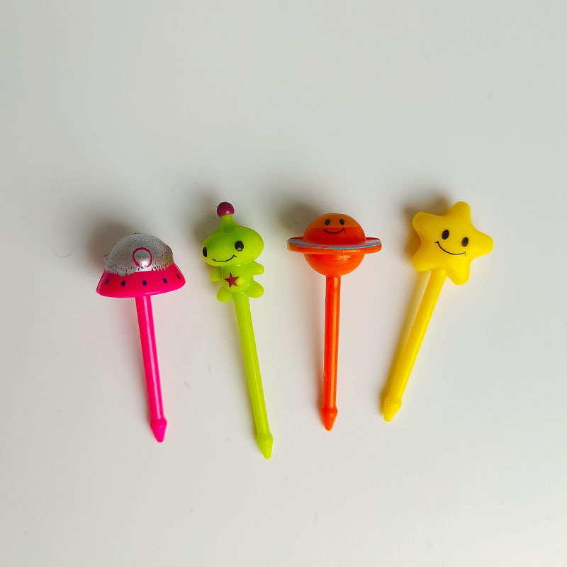 日本宇宙太空造型水果簽(1套8枝) -1套- 現貨