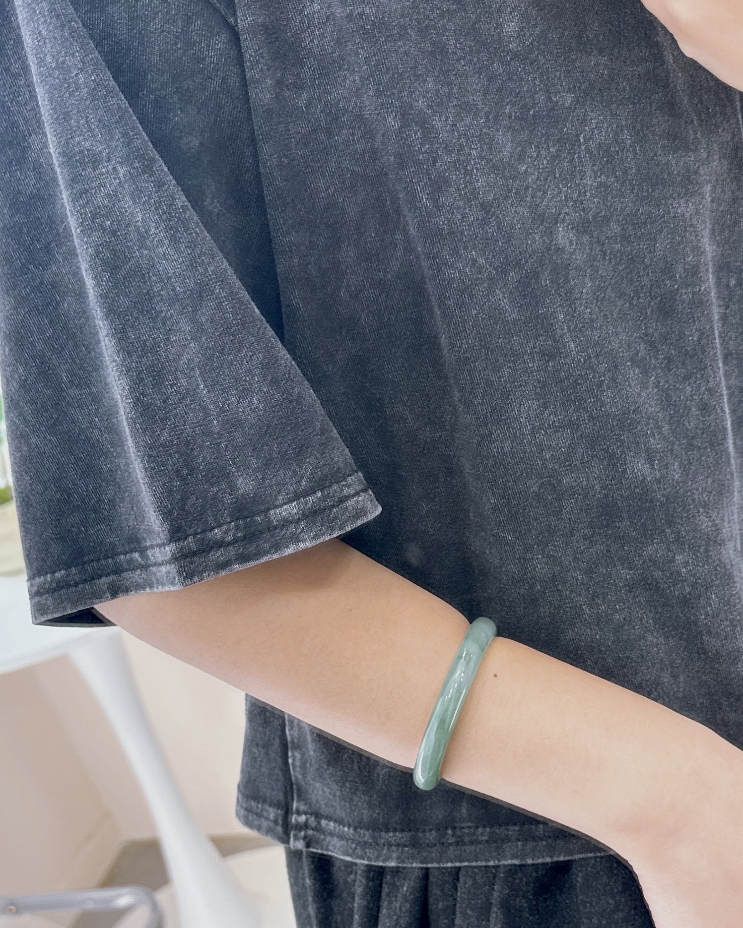 街頭風洗水棉布短裝上衣 2色