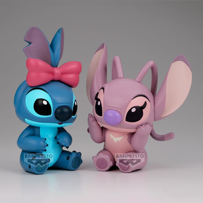 Banpresto, Disney Character Figure: Stitch (Ribbon Ver.) and Angel  史迪仔 (蝴蝶結) 和 天使