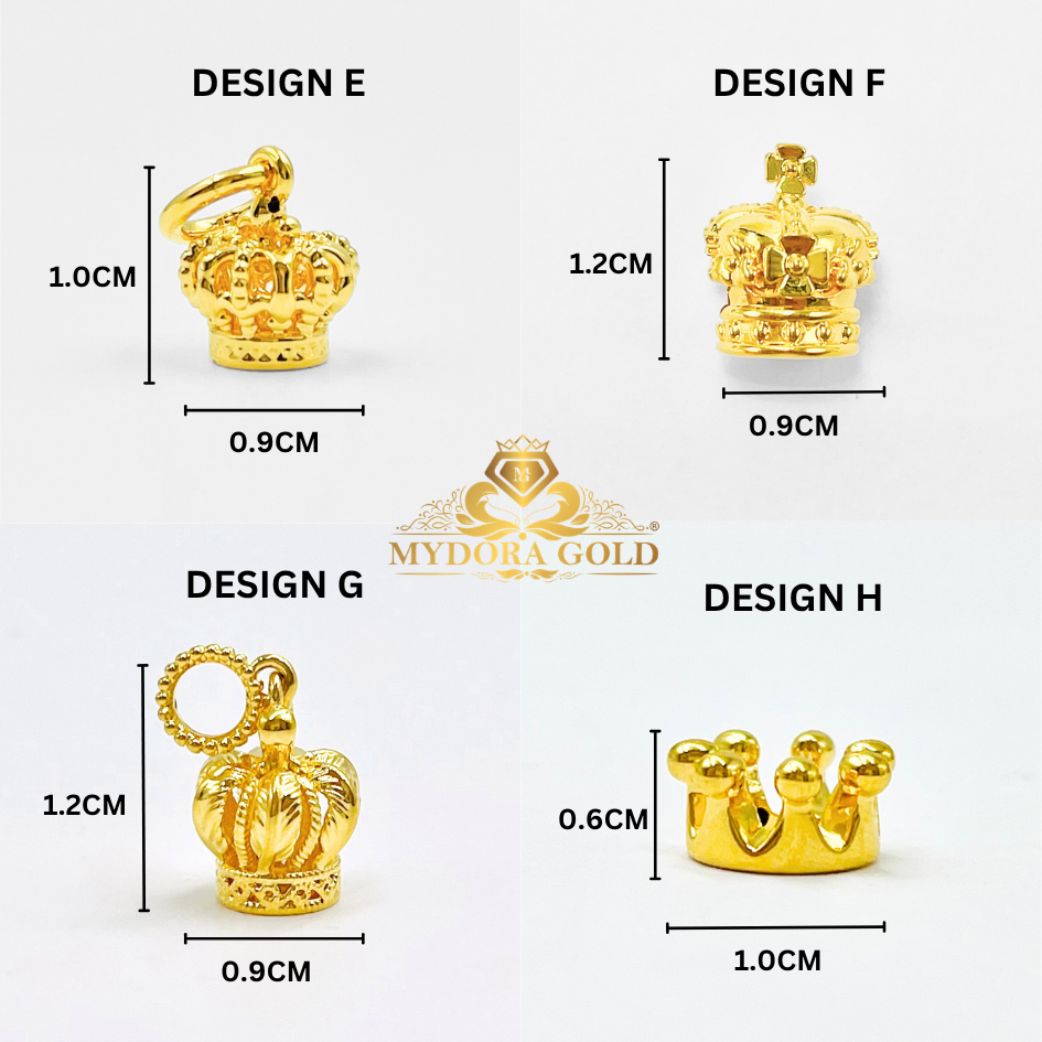 MYDORA Charm Bead Crown Series (5G) I EMAS 916/22K