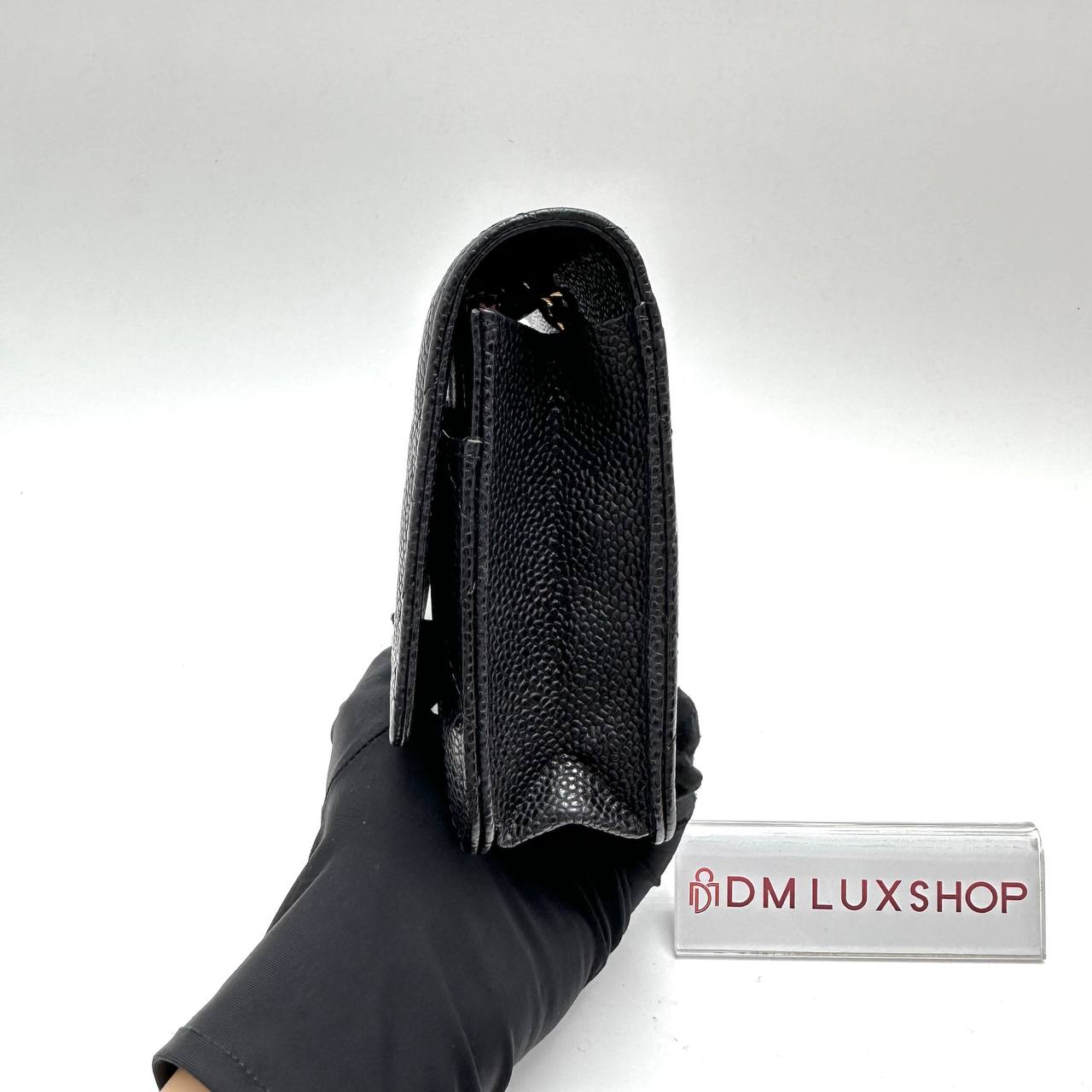 Chanel Black Caviar WOC GHW (Serial 20, Y: 2015)